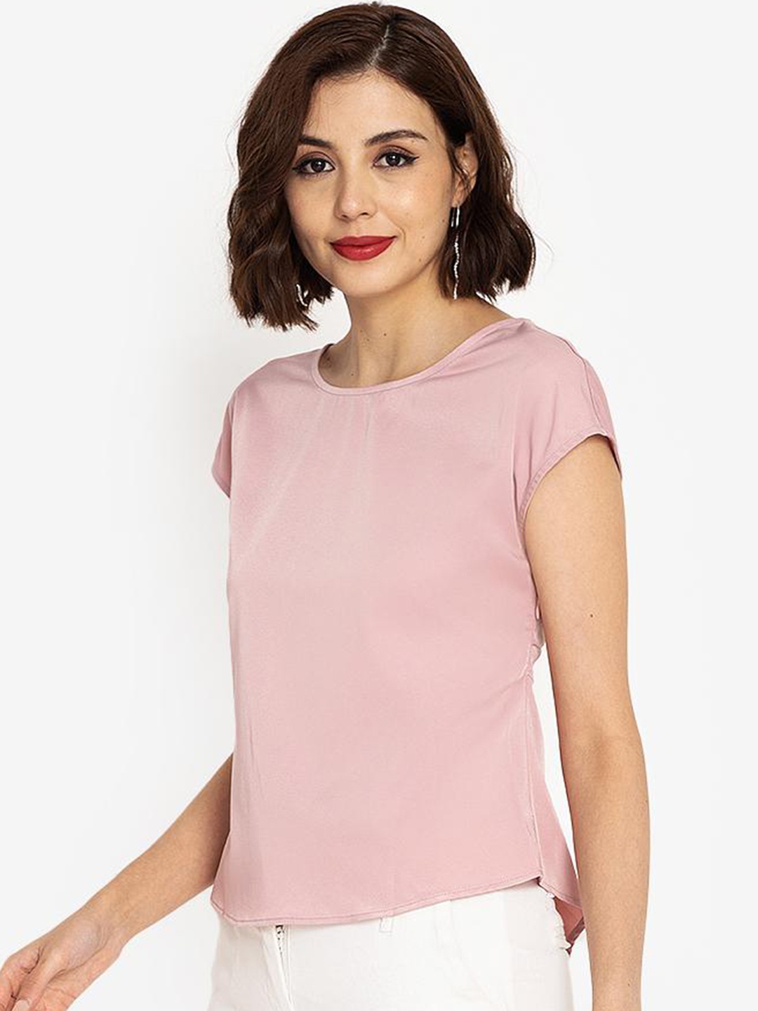 

ZALORA WORK Pink Styled Back Top