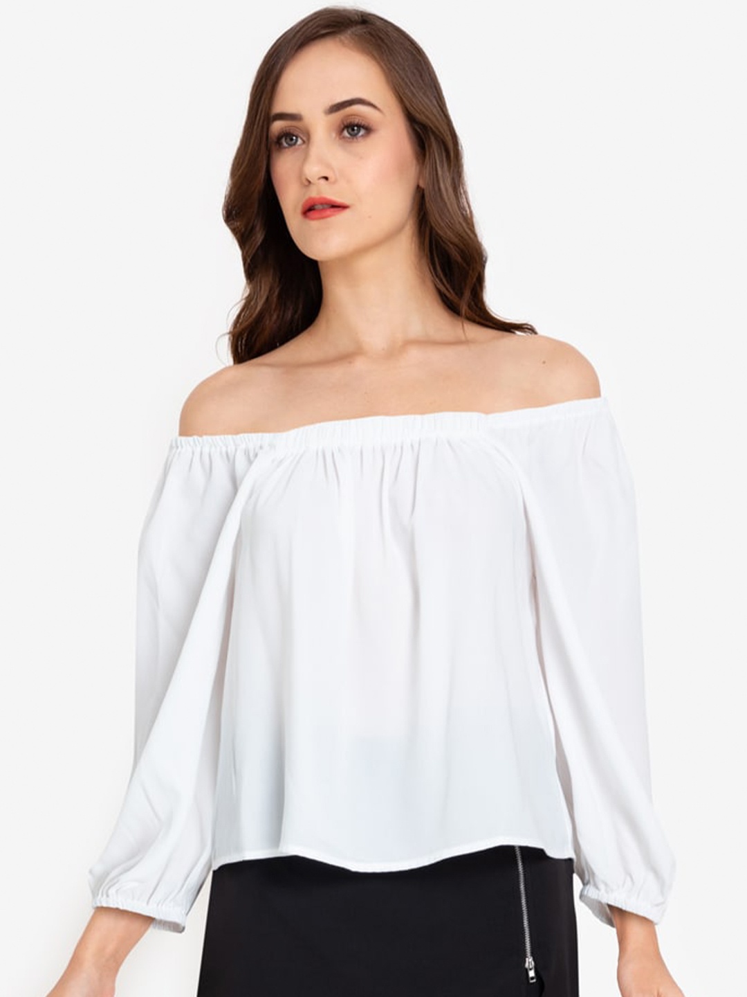 

ZALORA WORK White Bardot Top
