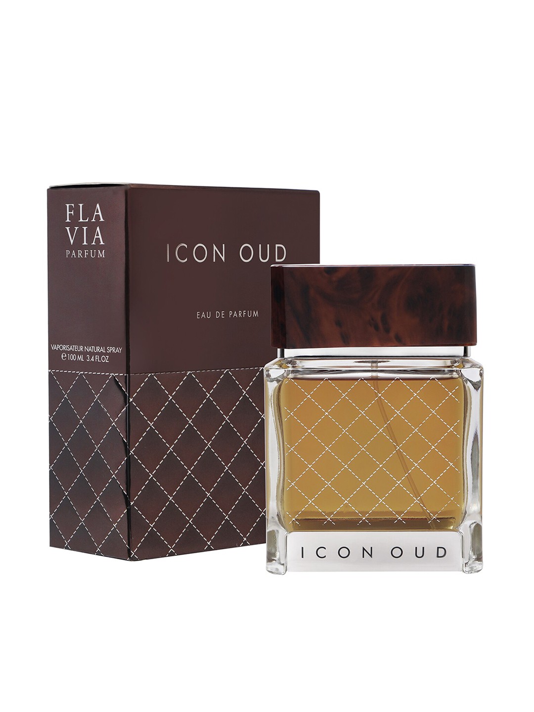 

FLAVIA Men Icon Oud Pour Homme Eau De Parfum - 100ML, Brown