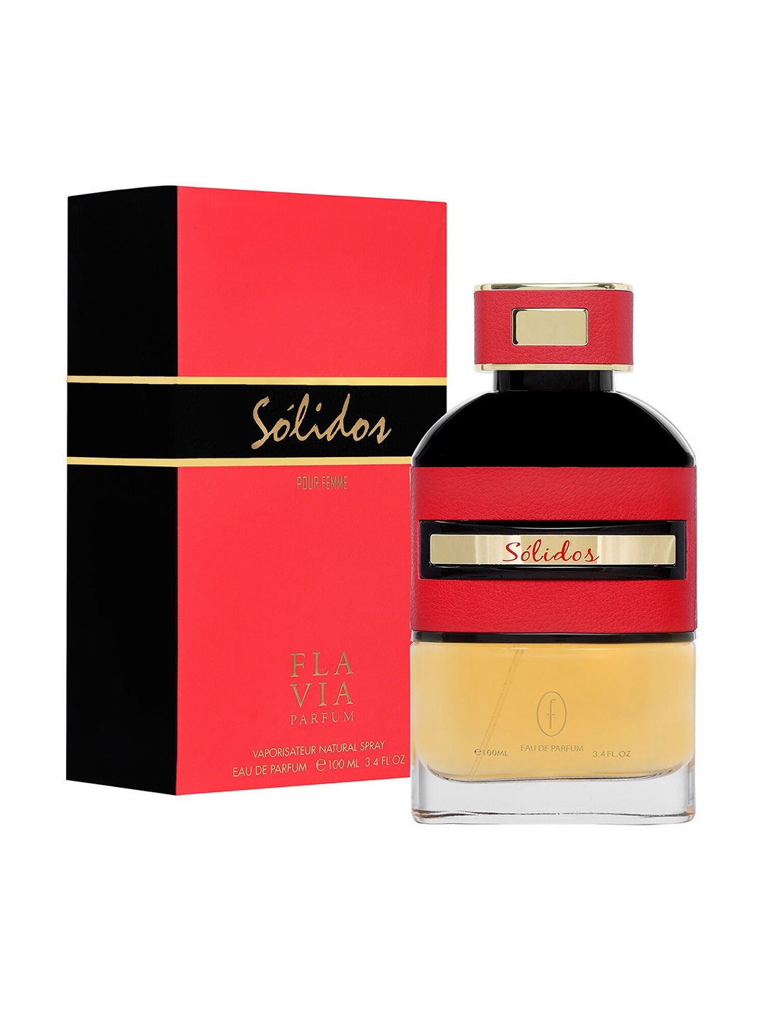 

FLAVIA Women Solidos Pour Femme Eau De Parfum - 100ml, Red