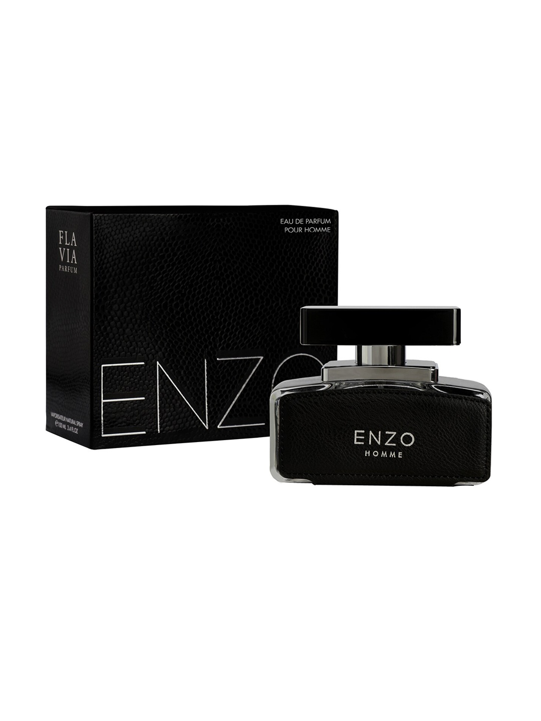 

FLAVIA Men Enzo Homme Eau De Parfum - 100ML, Black