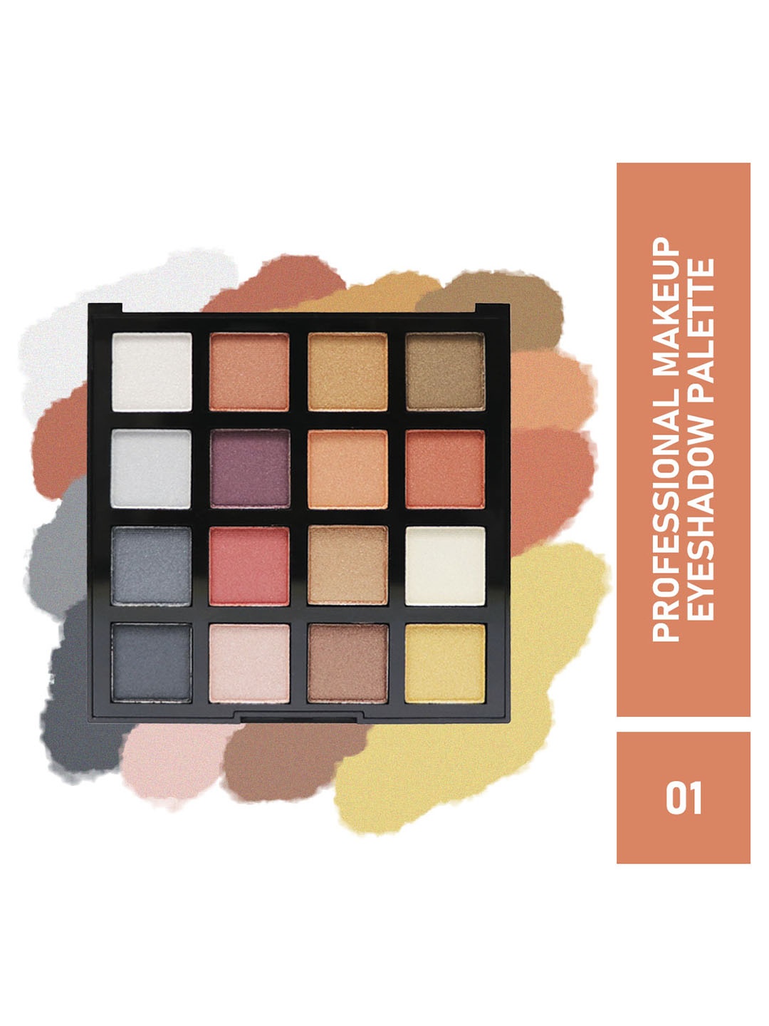 

Half N Half Professionial Makeup 16 Colors Eyeshadow - 01, Multi