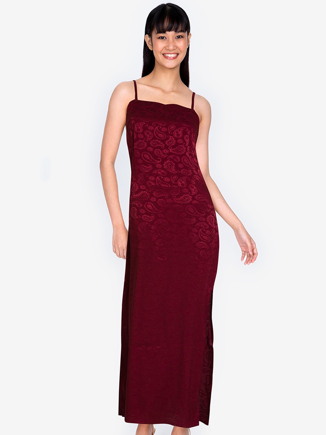 

ZALORA BASICS Women Red A-Line Maxi Dress