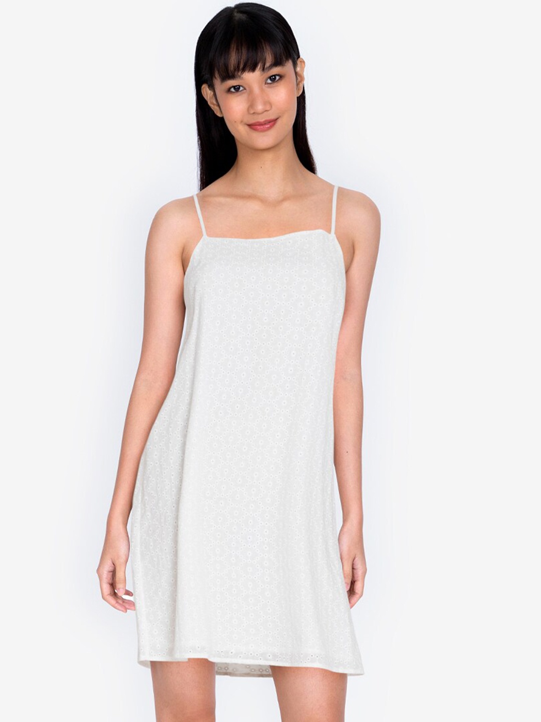 

ZALORA BASICS White A-Line Dress