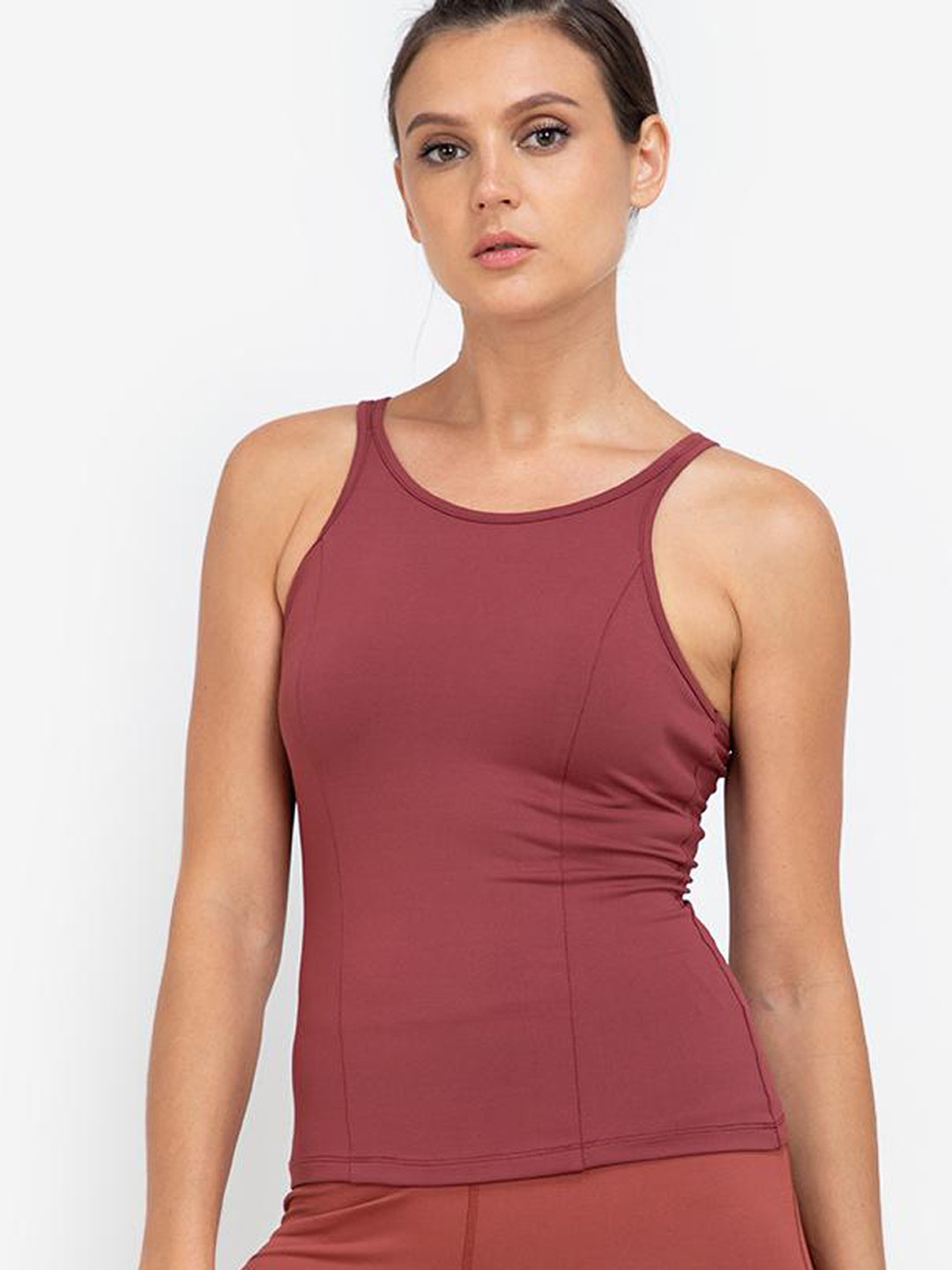 

ZALORA ACTIVE Maroon Tank Top