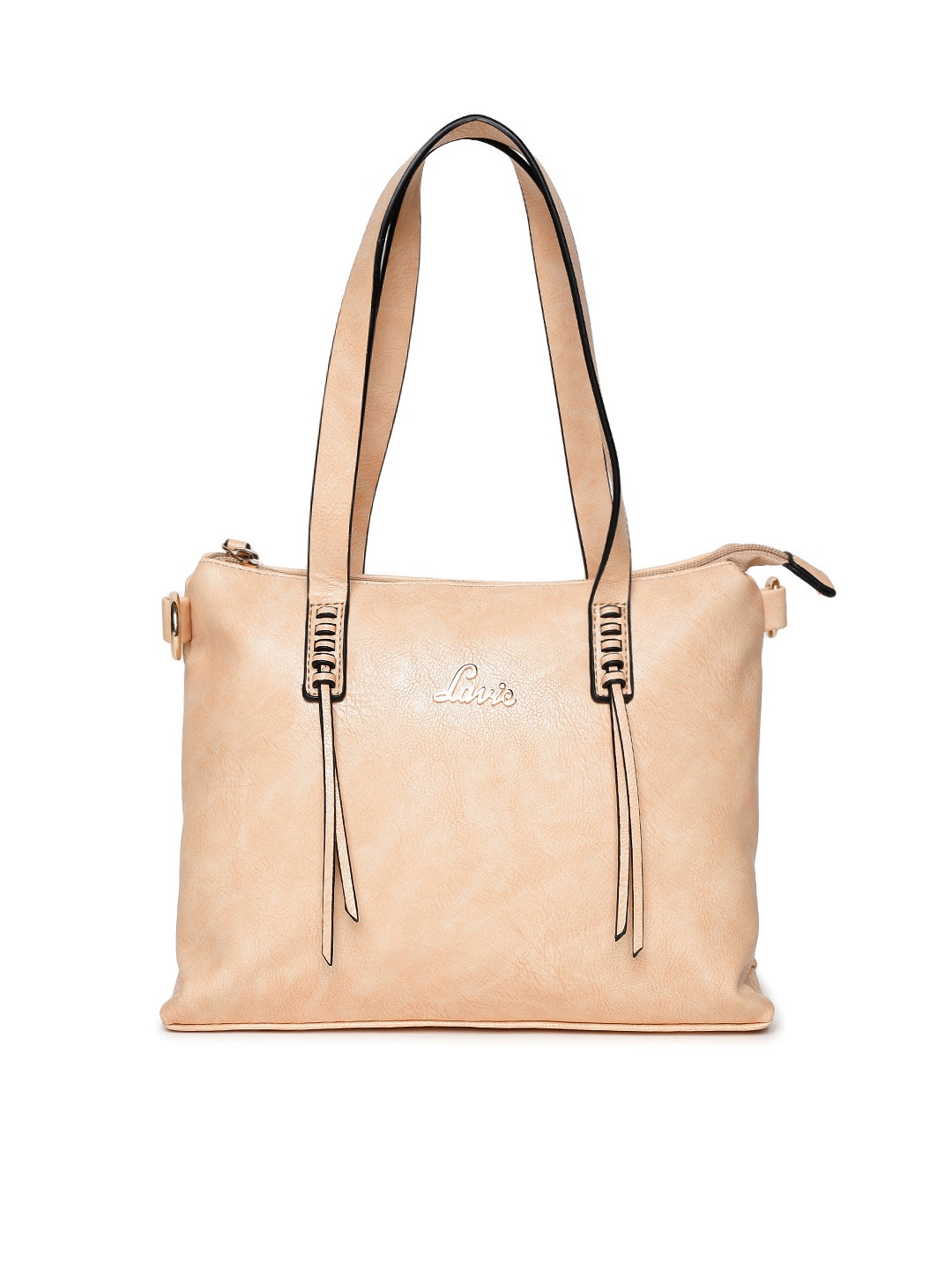 

Lavie Beige Solid Shoulder Bag