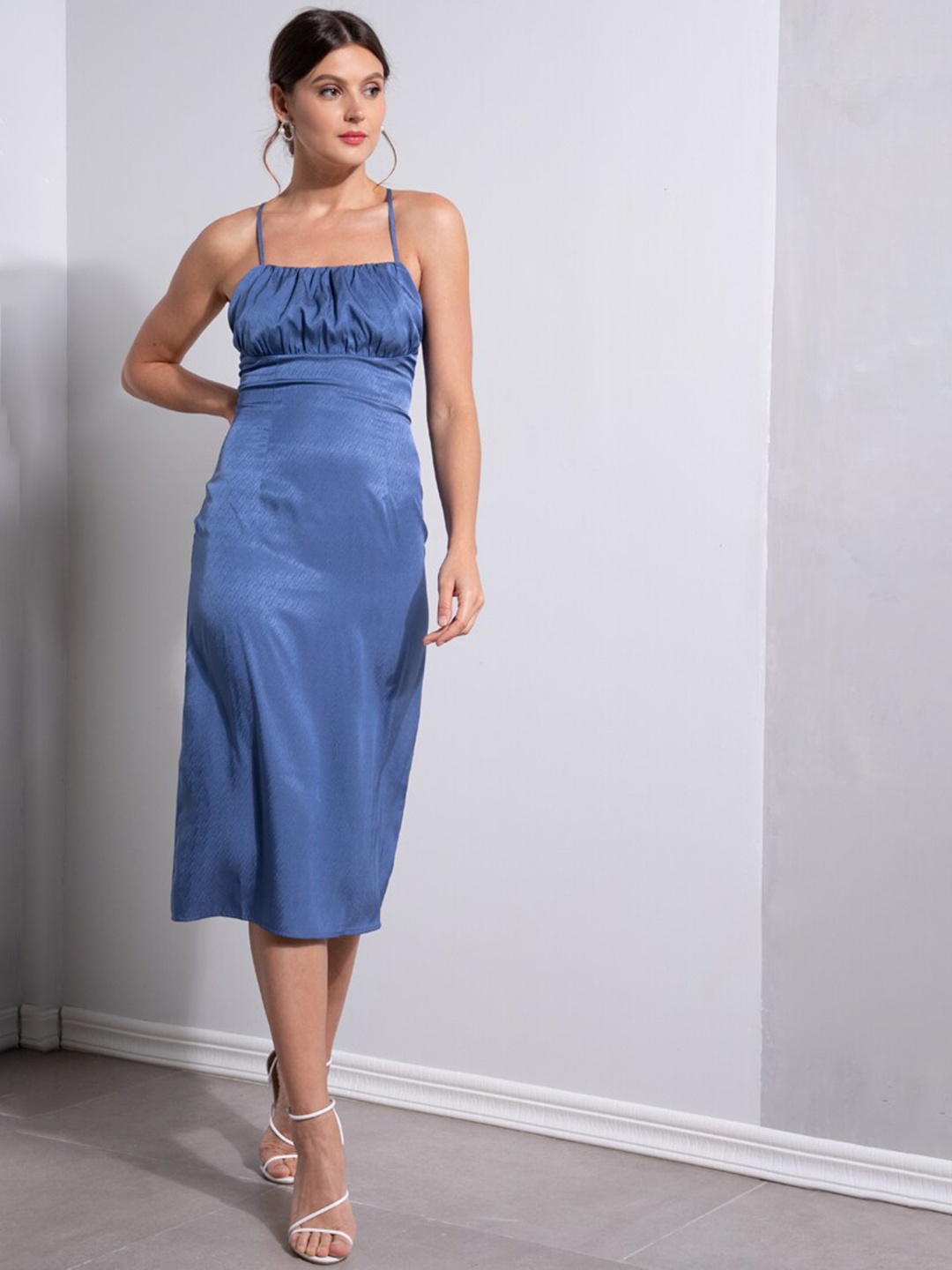 

ZALORA OCCASION Blue A-Line Dress