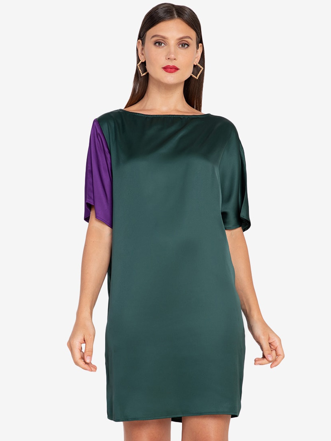 

ZALORA OCCASION Teal Kaftan Midi Dress