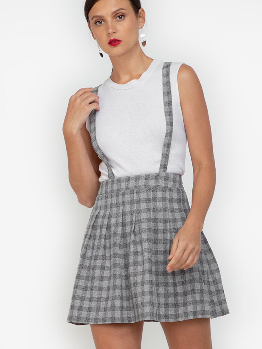 

ZALORA WORK Multicoloured Checked Mini Dress, Multi