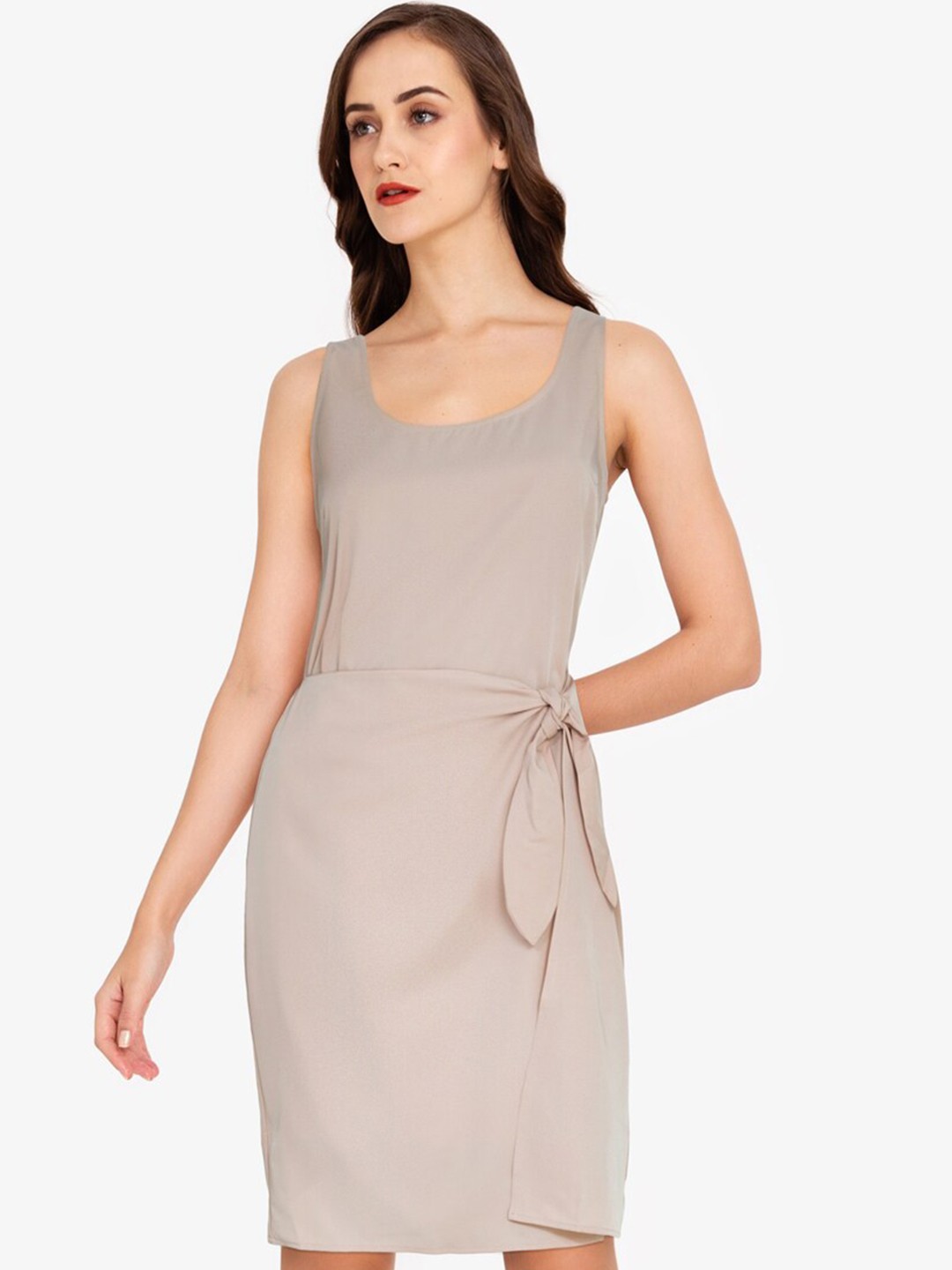 

ZALORA WORK Pink A-Line Dress