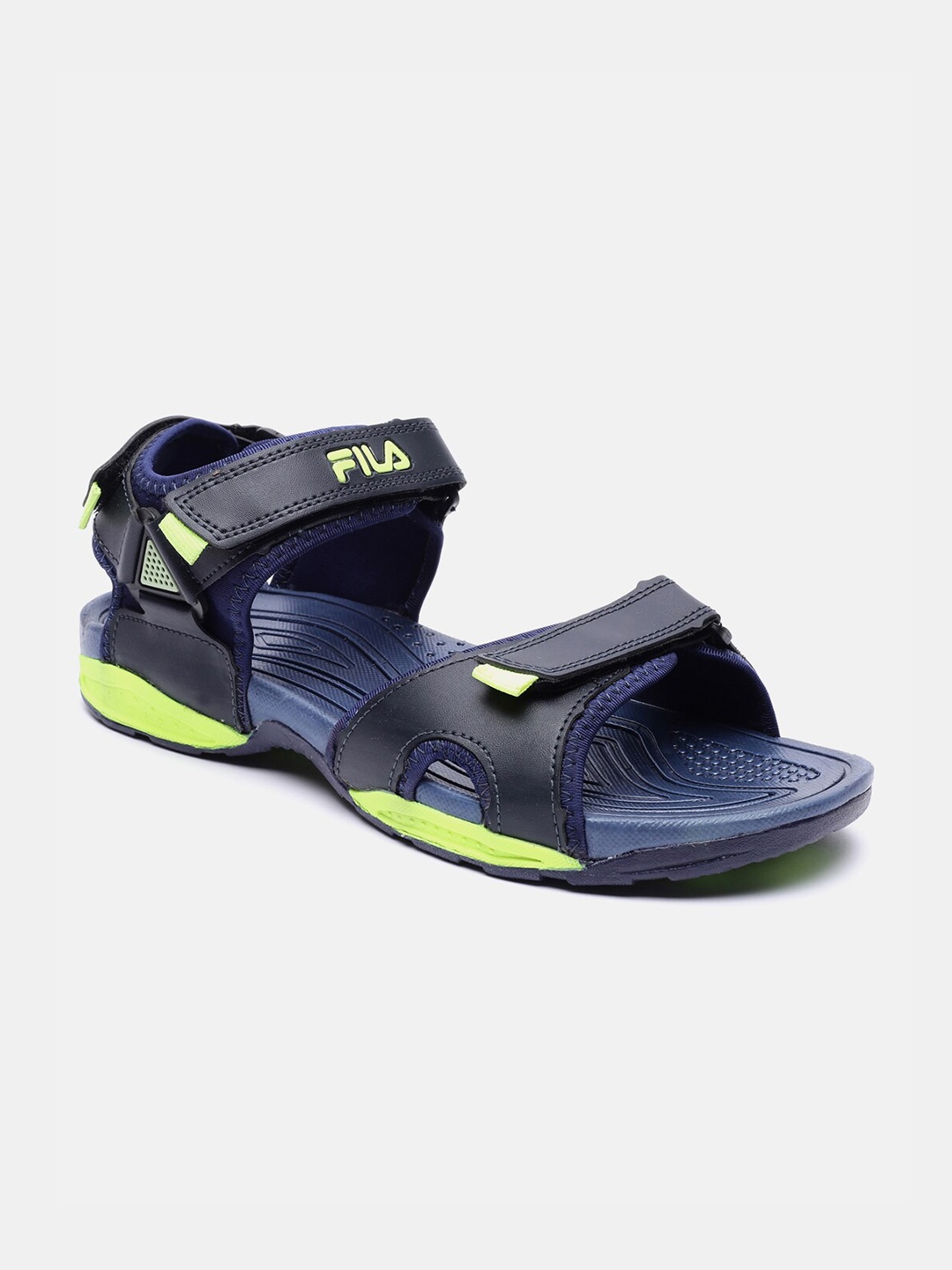 

FILA Men Blue PU Sports Sandals