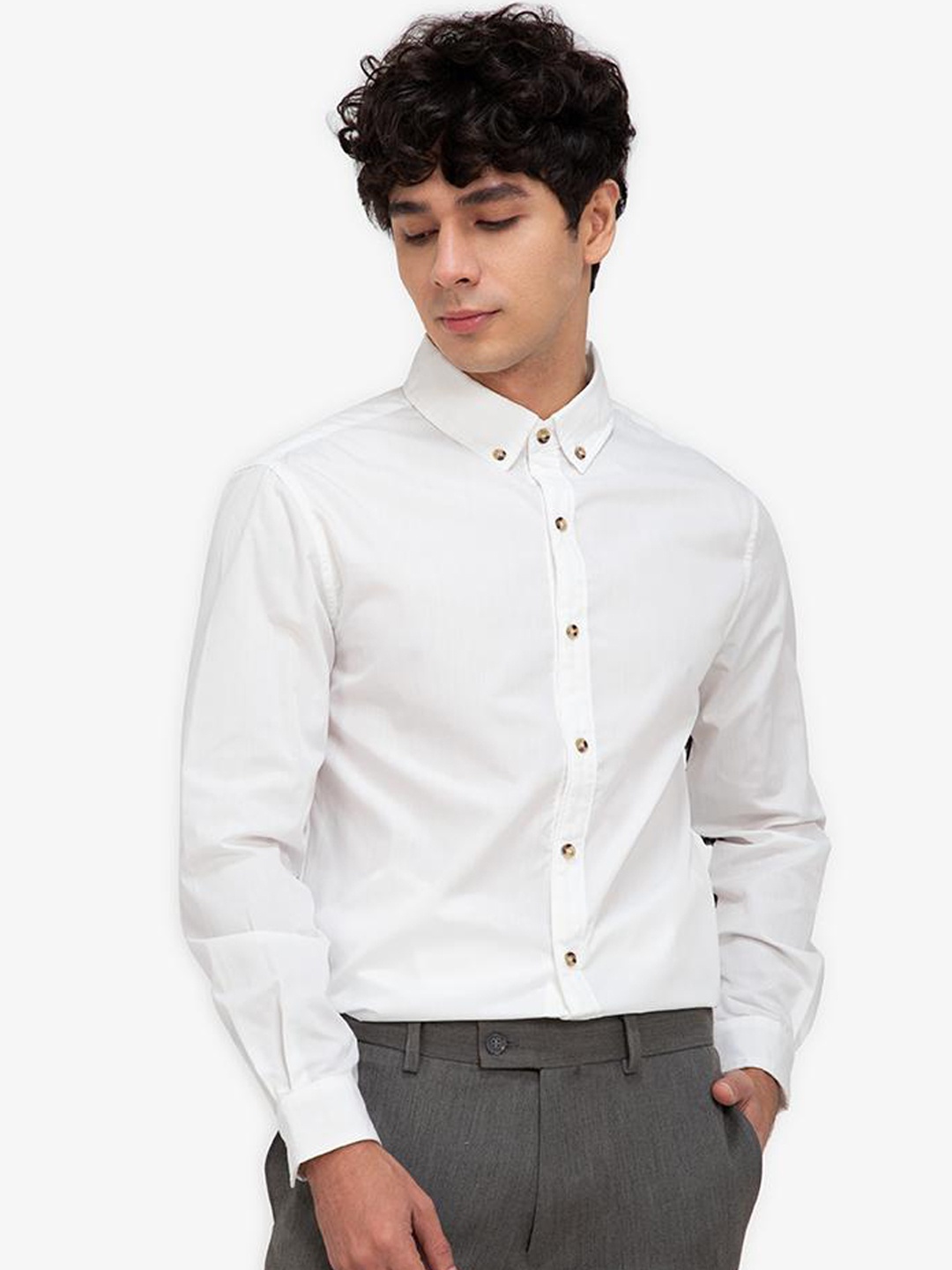 

ZALORA BASICS Men Black Casual Shirt