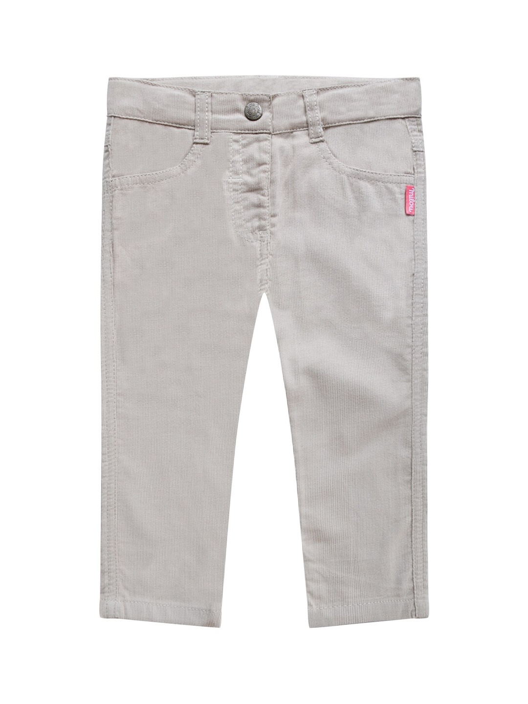 

milou Girls Beige Solid Jeans