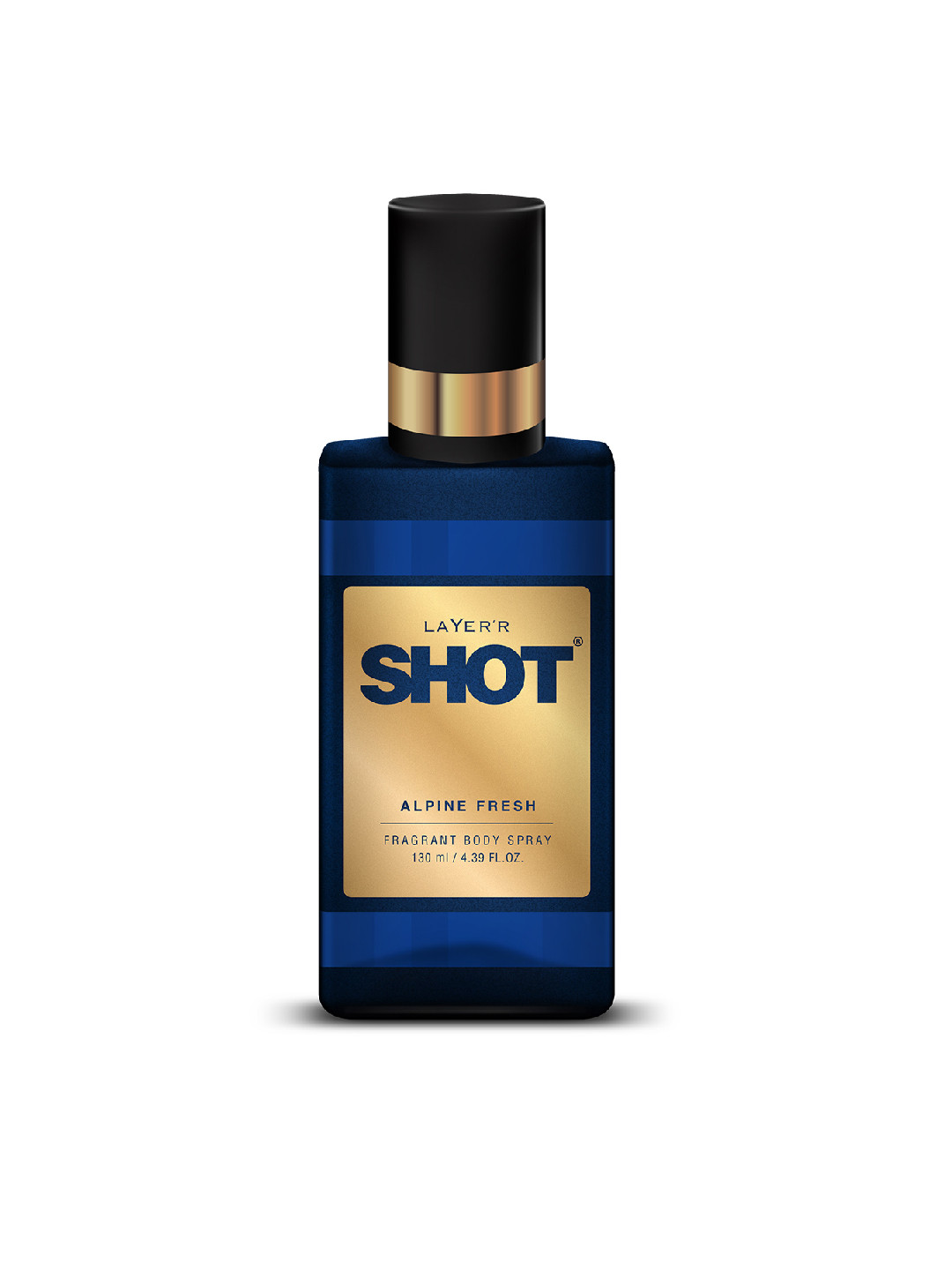 

Layerr Shot Alpine Fresh Fragrant Body Spray 130 ml, Blue