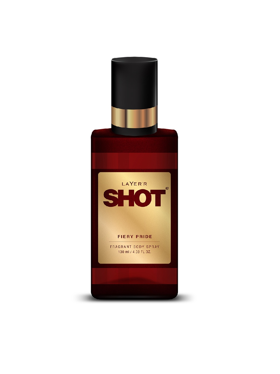 

Layerr Shot Fiery Pride Fragrant Body Spray 130 ml, Red