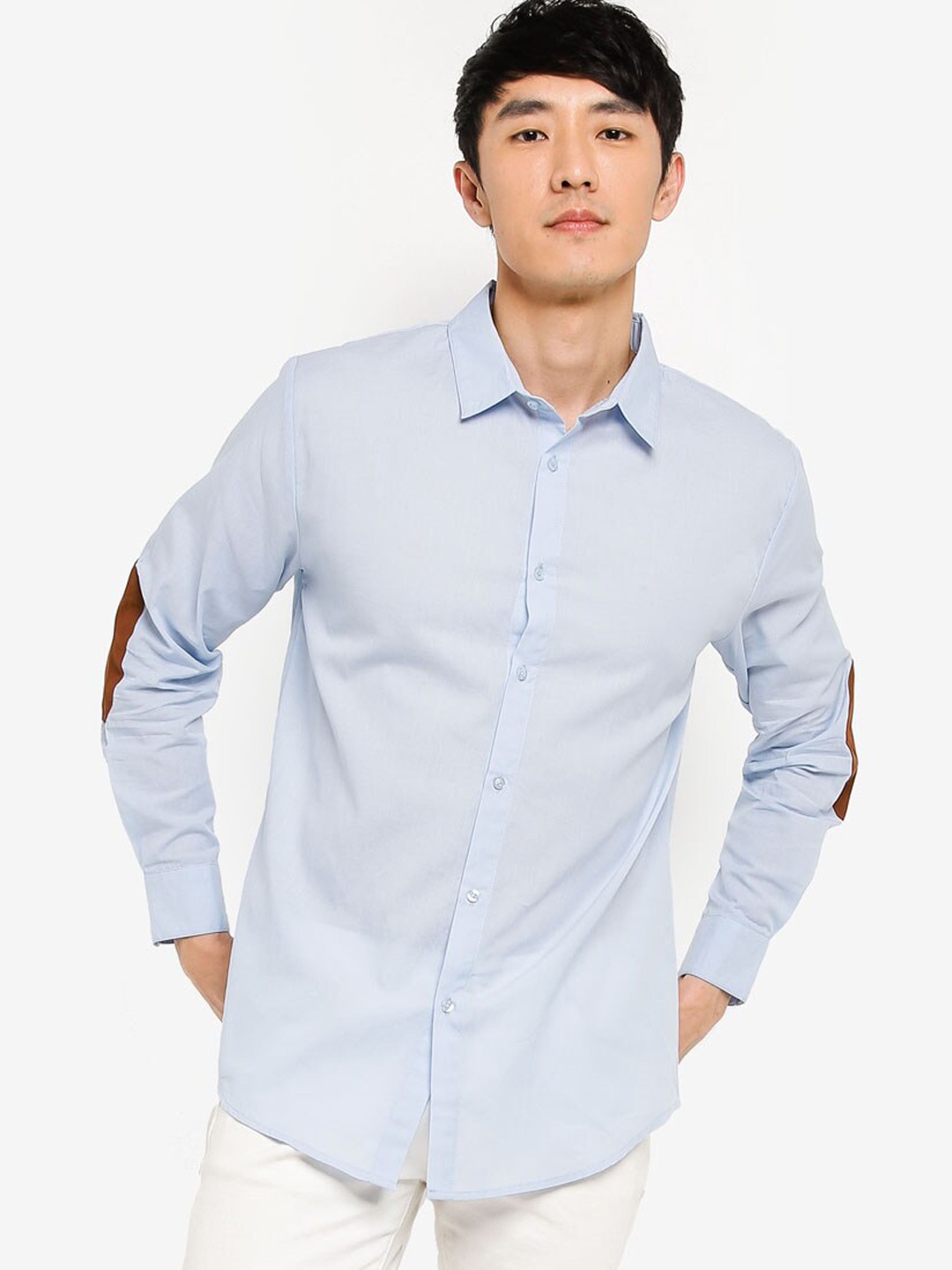 

ZALORA BASICS Men Blue Casual Shirt