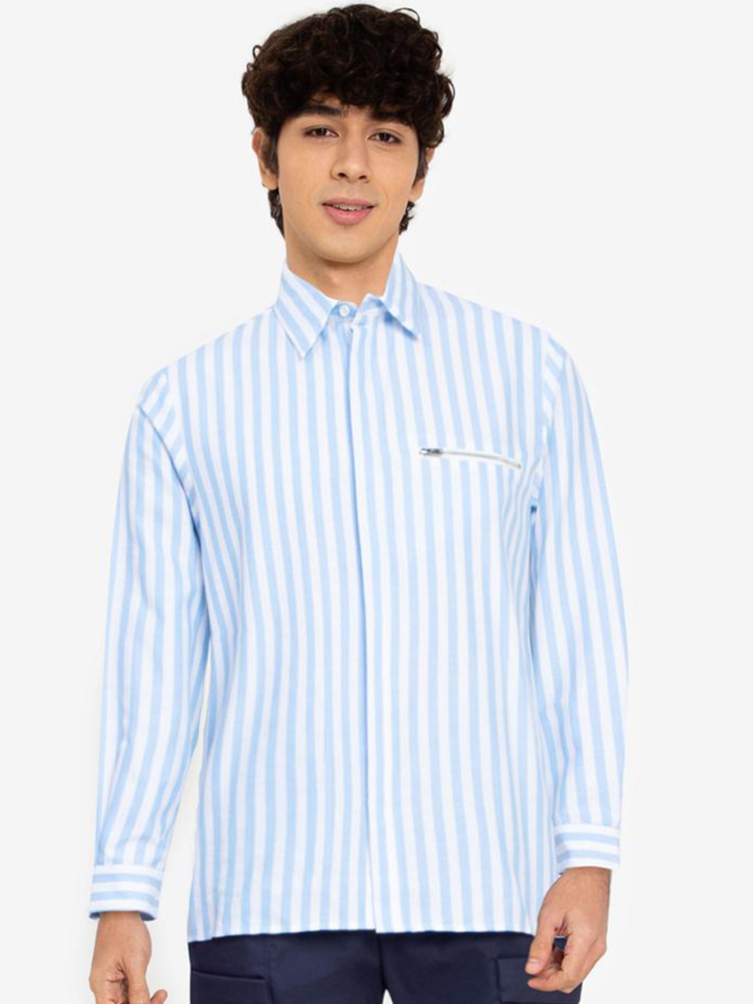 

ZALORA BASICS Men Multicoloured Checked Casual Shirt, Multi