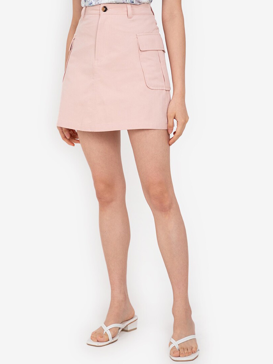 

Cargo Mini Skirt, Pink
