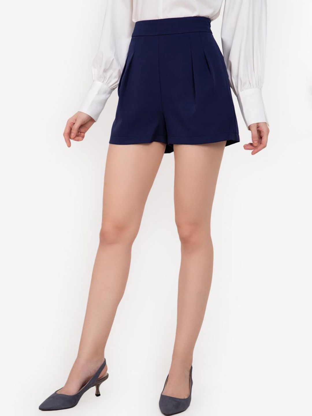 

ZALORA WORK Women Black Shorts