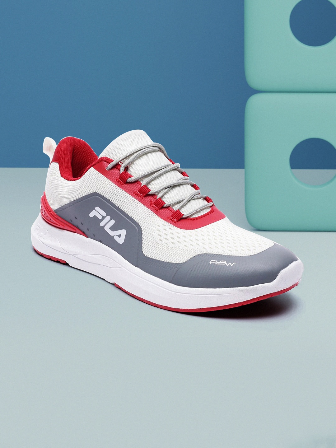 

FILA Men Grey Running Non-Marking Shoes