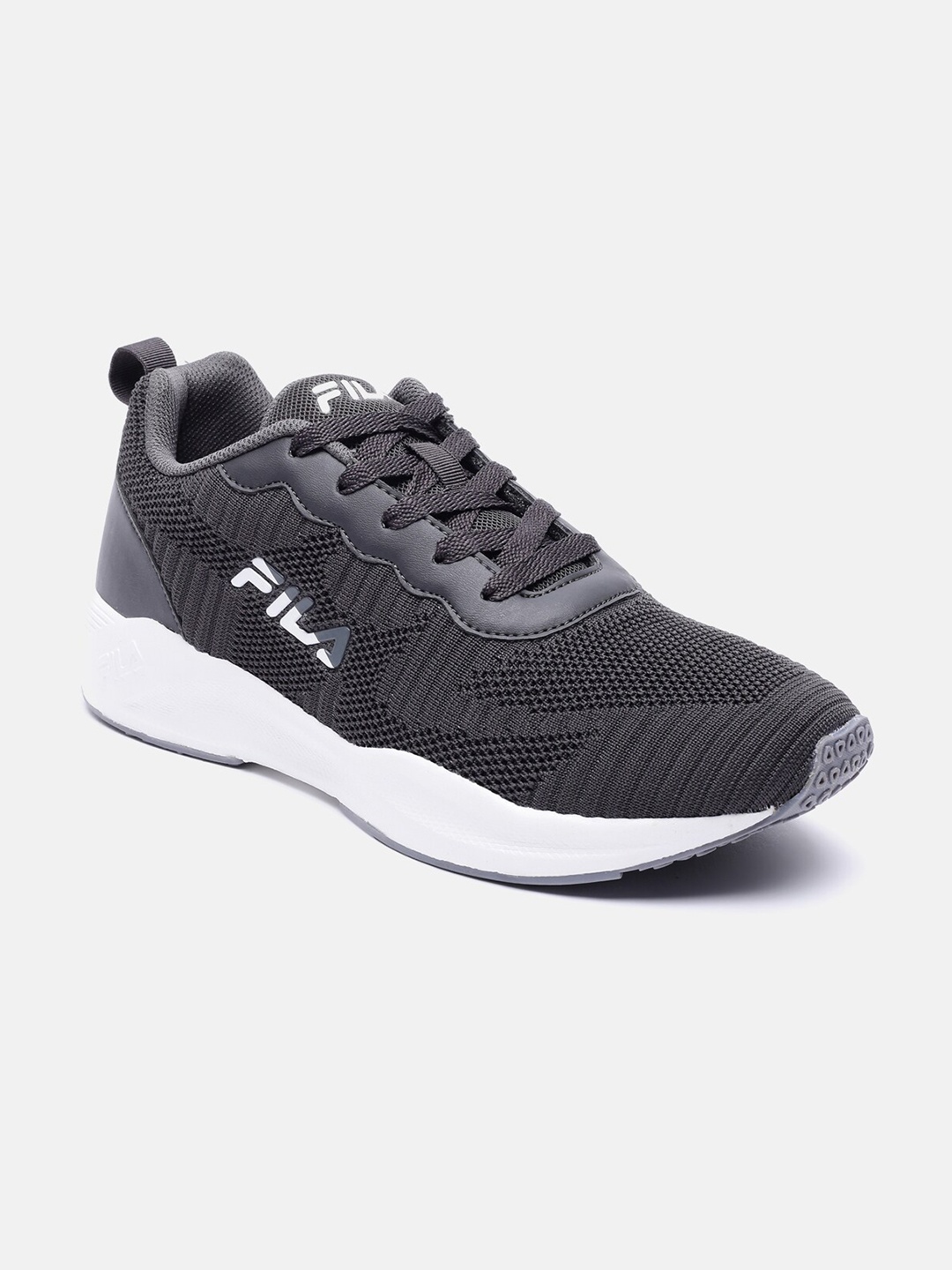 

FILA Men Black Running Non-Marking Shoes