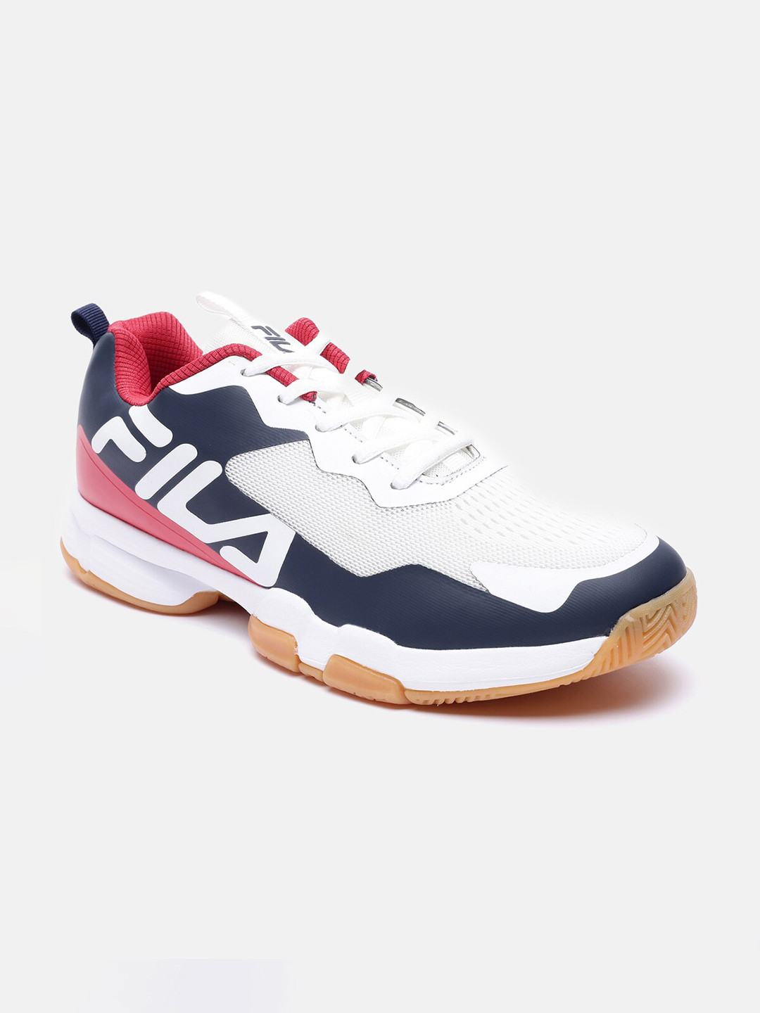 

FILA Men White Basketball Non-Marking Shoes