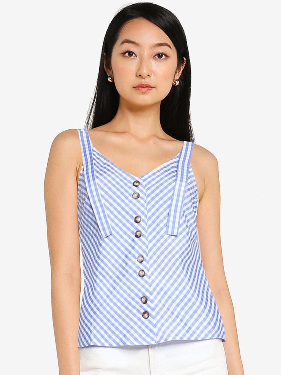 

ZALORA BASICS Multicoloured Animal Print Bohemian Top, Multi