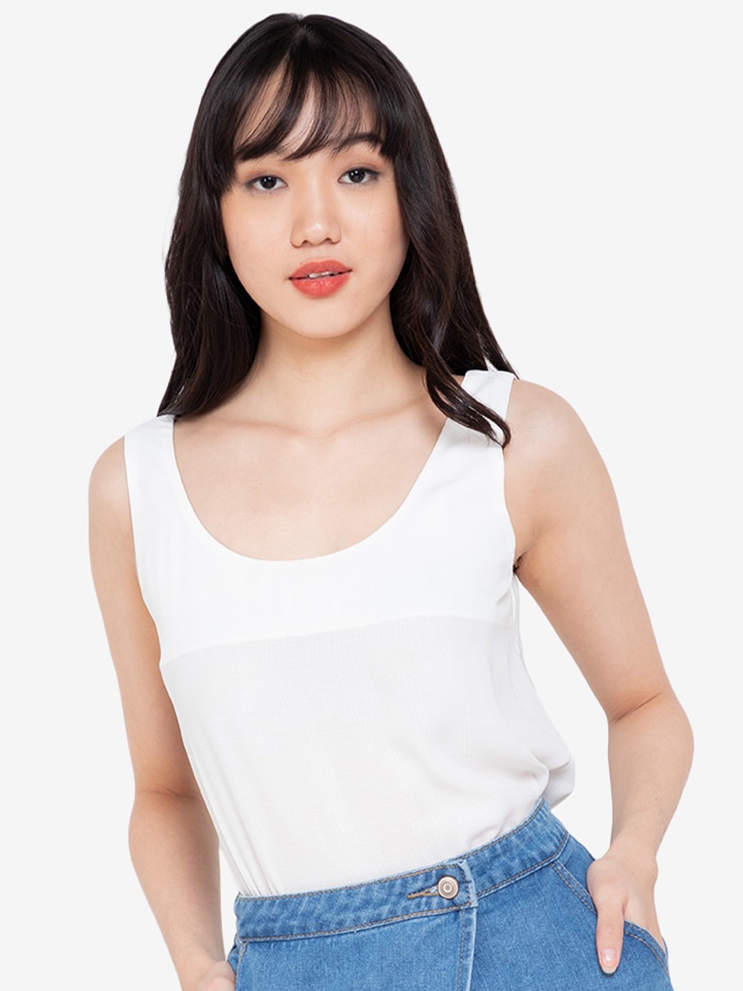 

ZALORA BASICS White Tank Top