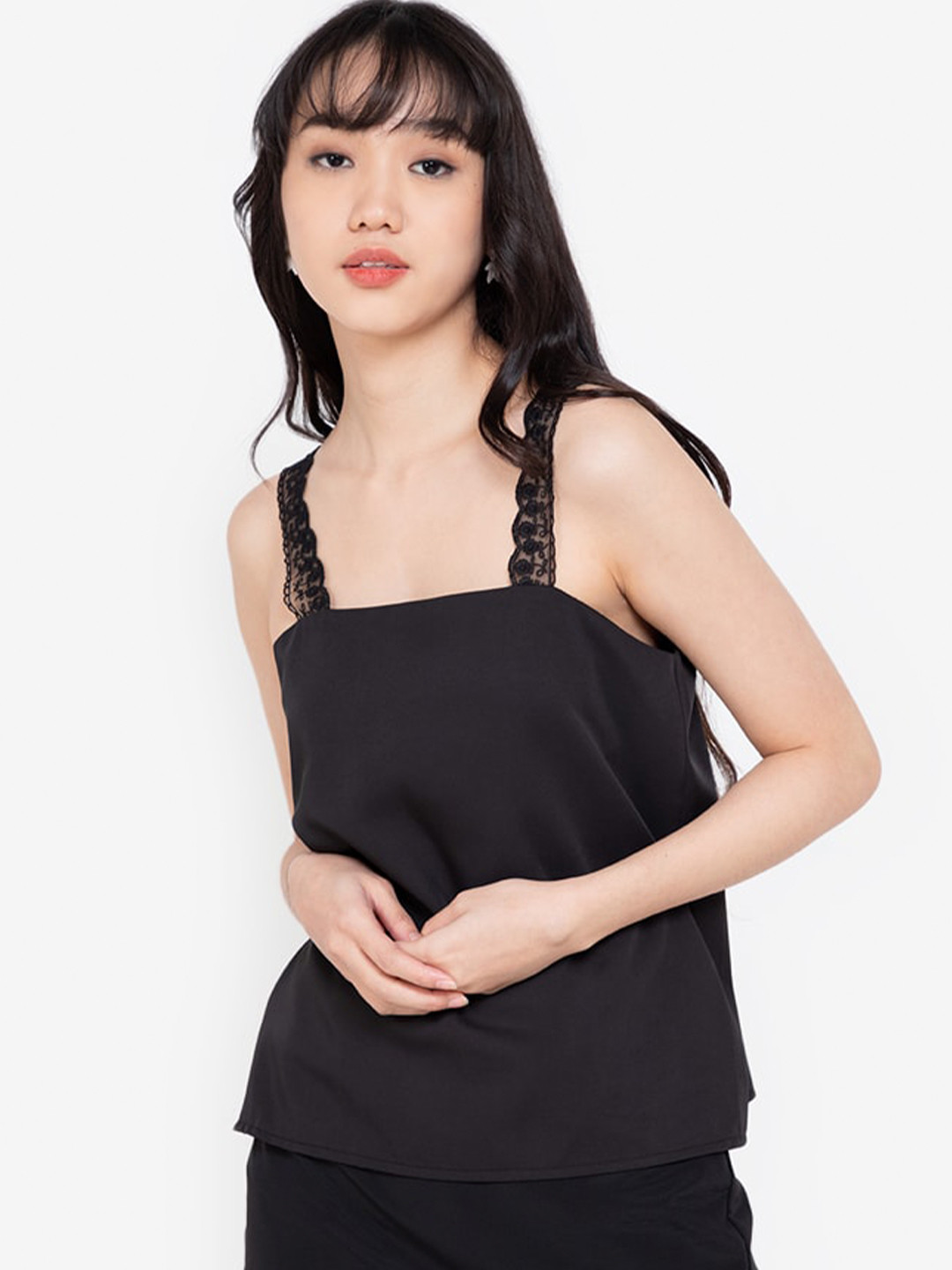 

ZALORA BASICS Women Black Solid Top
