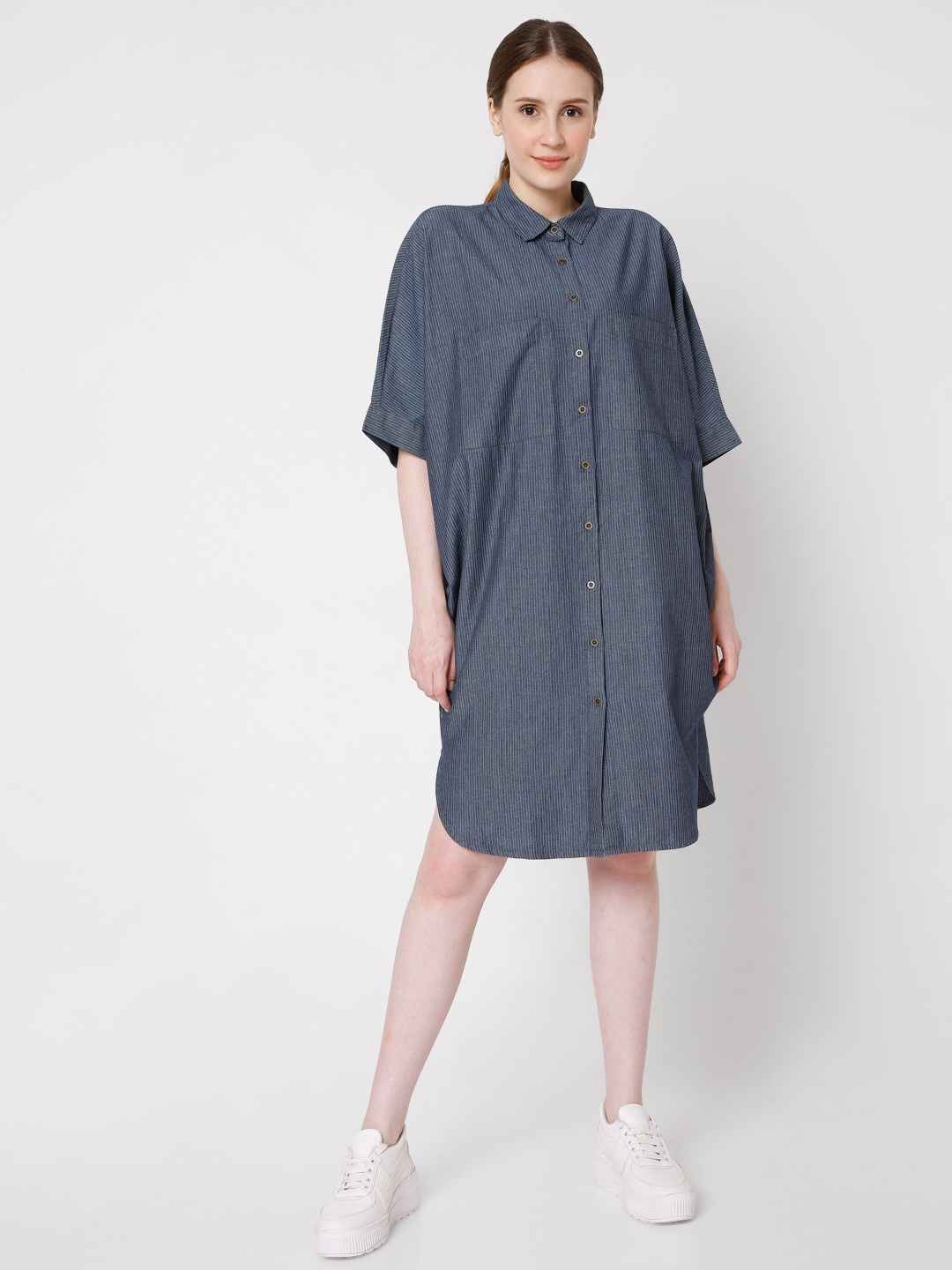 

Vero Moda Blue Shirt Dress