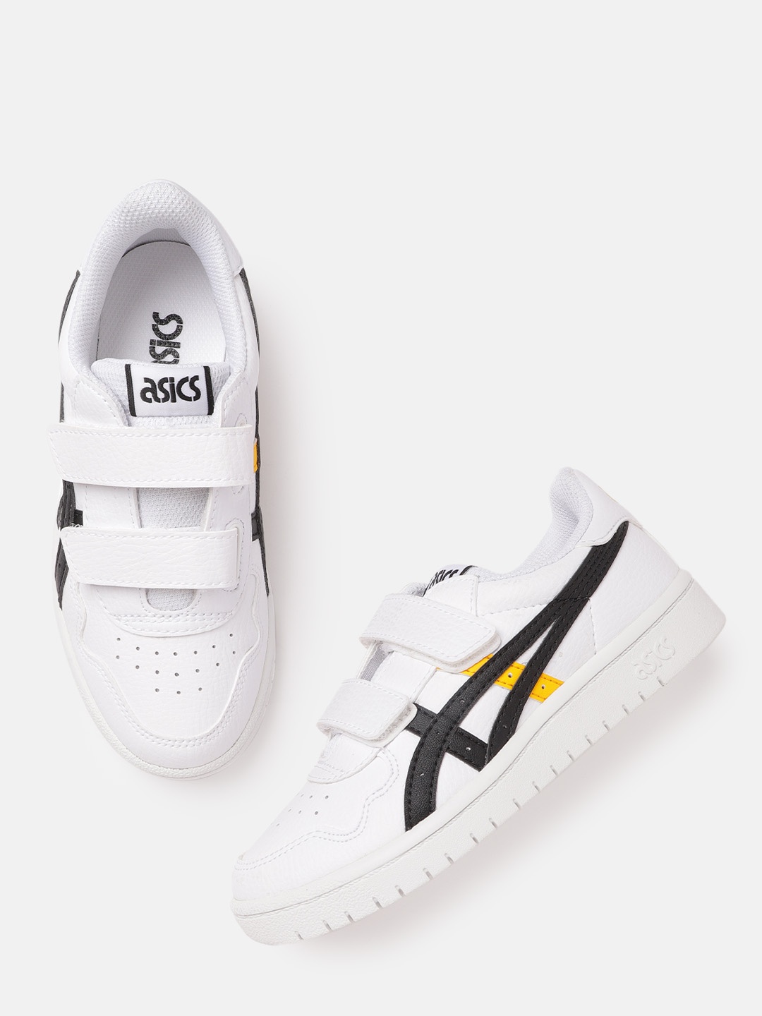 

ASICS Kids White & Black Perforated Japan S PS Sneakers