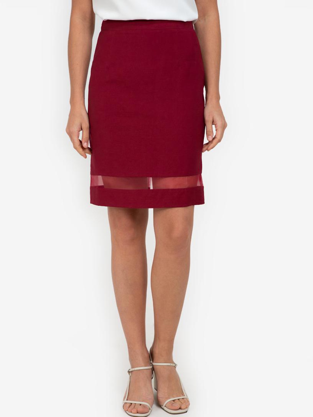 

ZALORA WORK Women Black Pencil Skirt