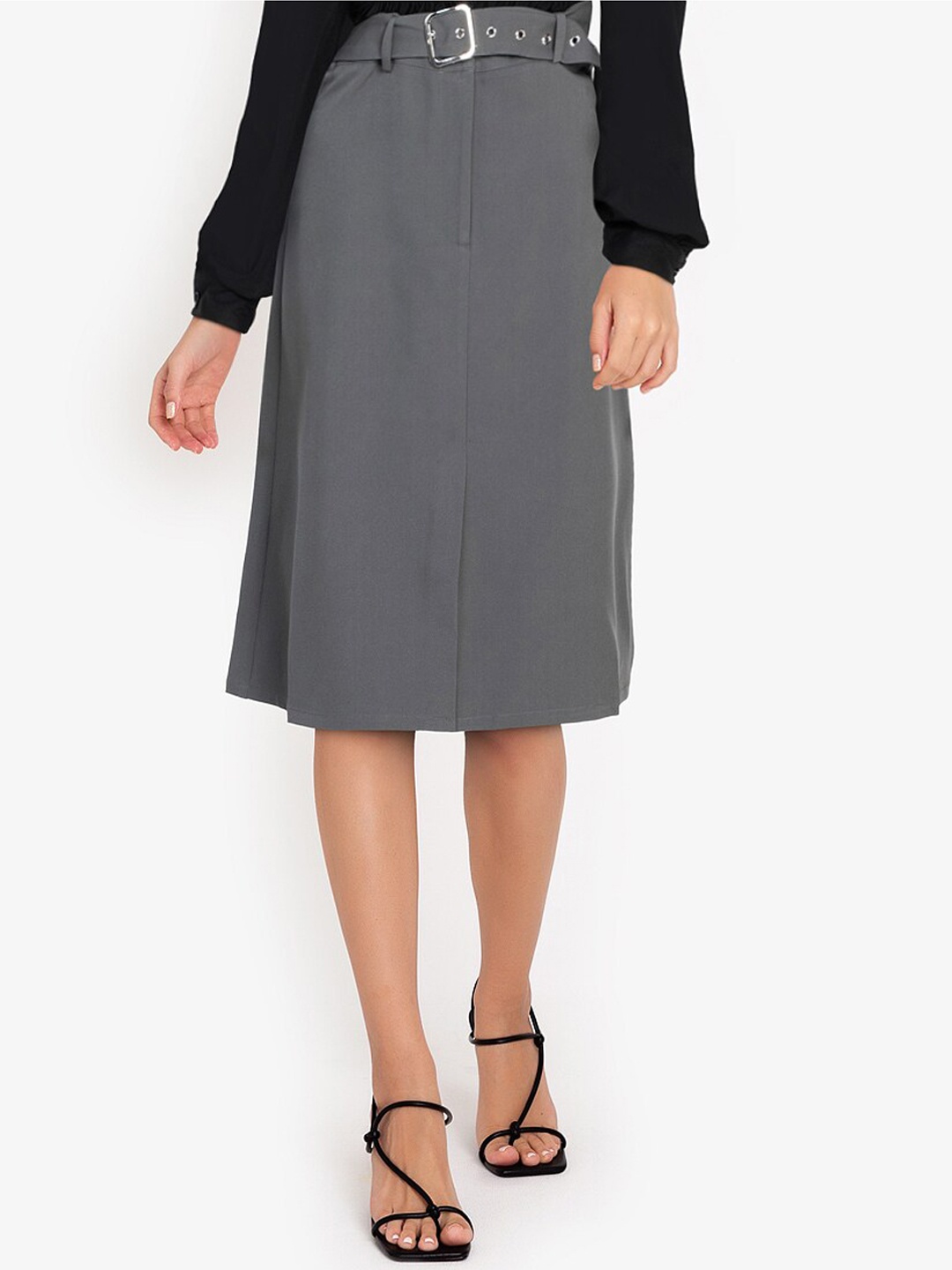 

ZALORA WORK Grey Skirt
