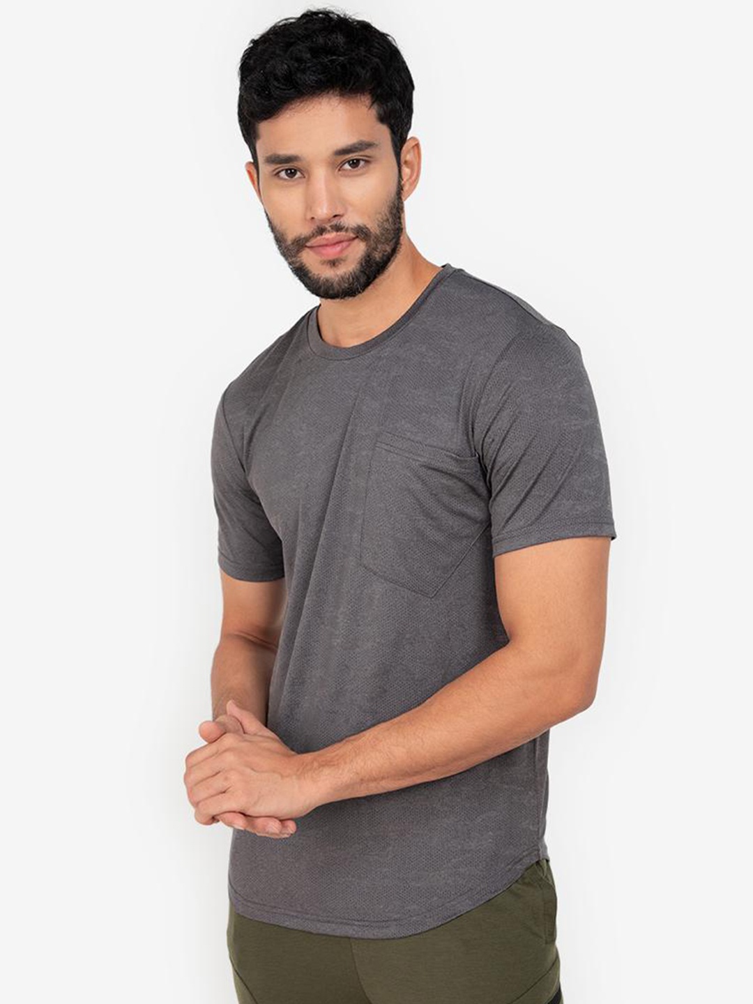 

ZALORA ACTIVE Men Grey T-shirt