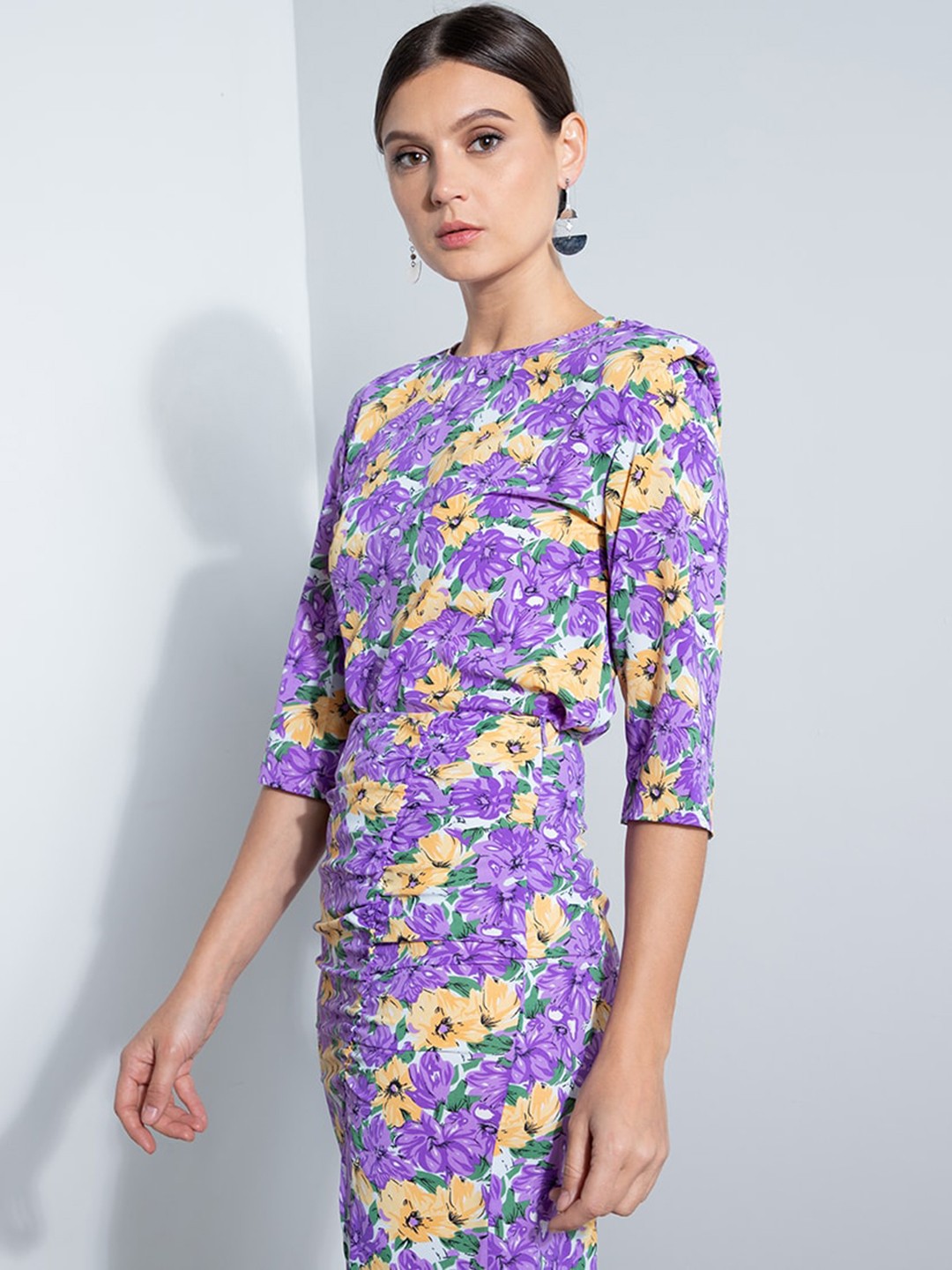 

ZALORA OCCASION Multicoloured Animal Shirt Mini Dress, Multi