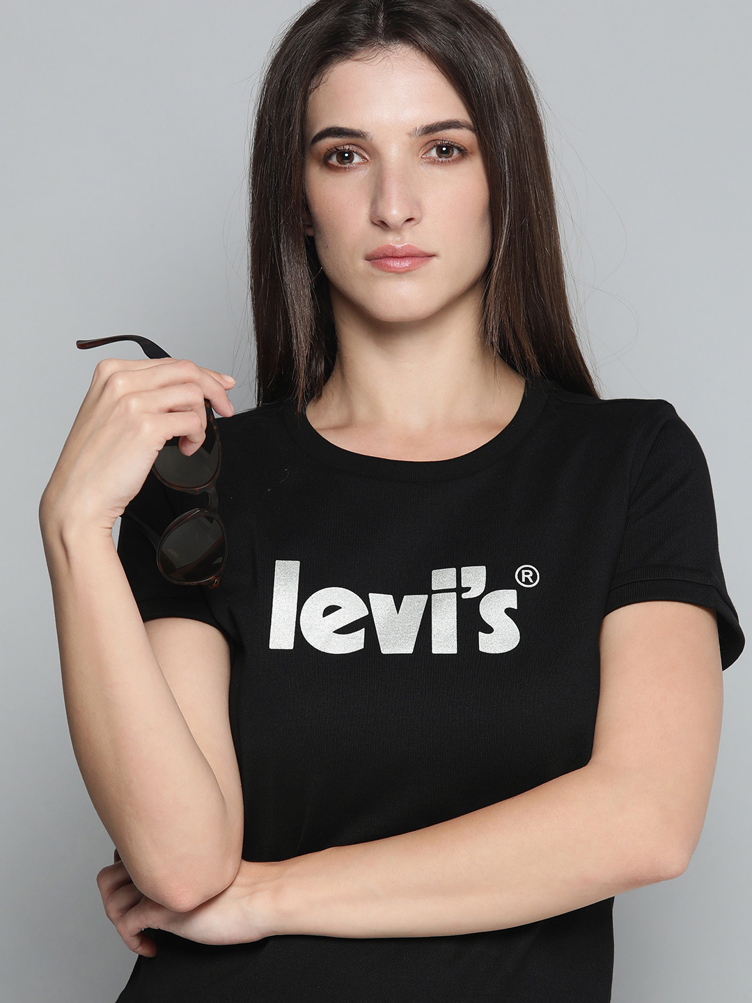 

Levis Women Navy Blue Typography Printed Casual Dress