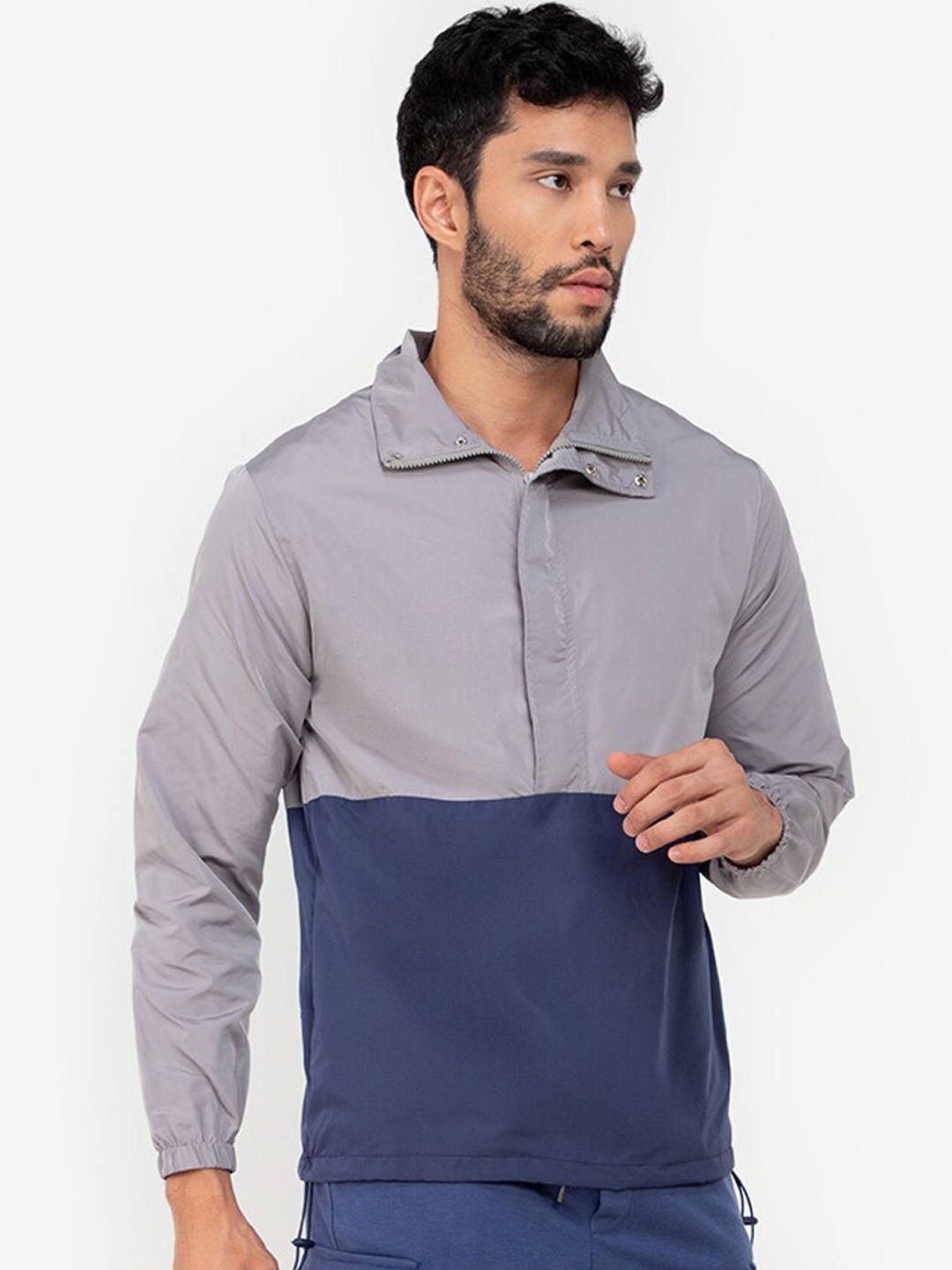 

ZALORA ACTIVE Men Multicoloured Colourblocked Sweatshirt, Multi