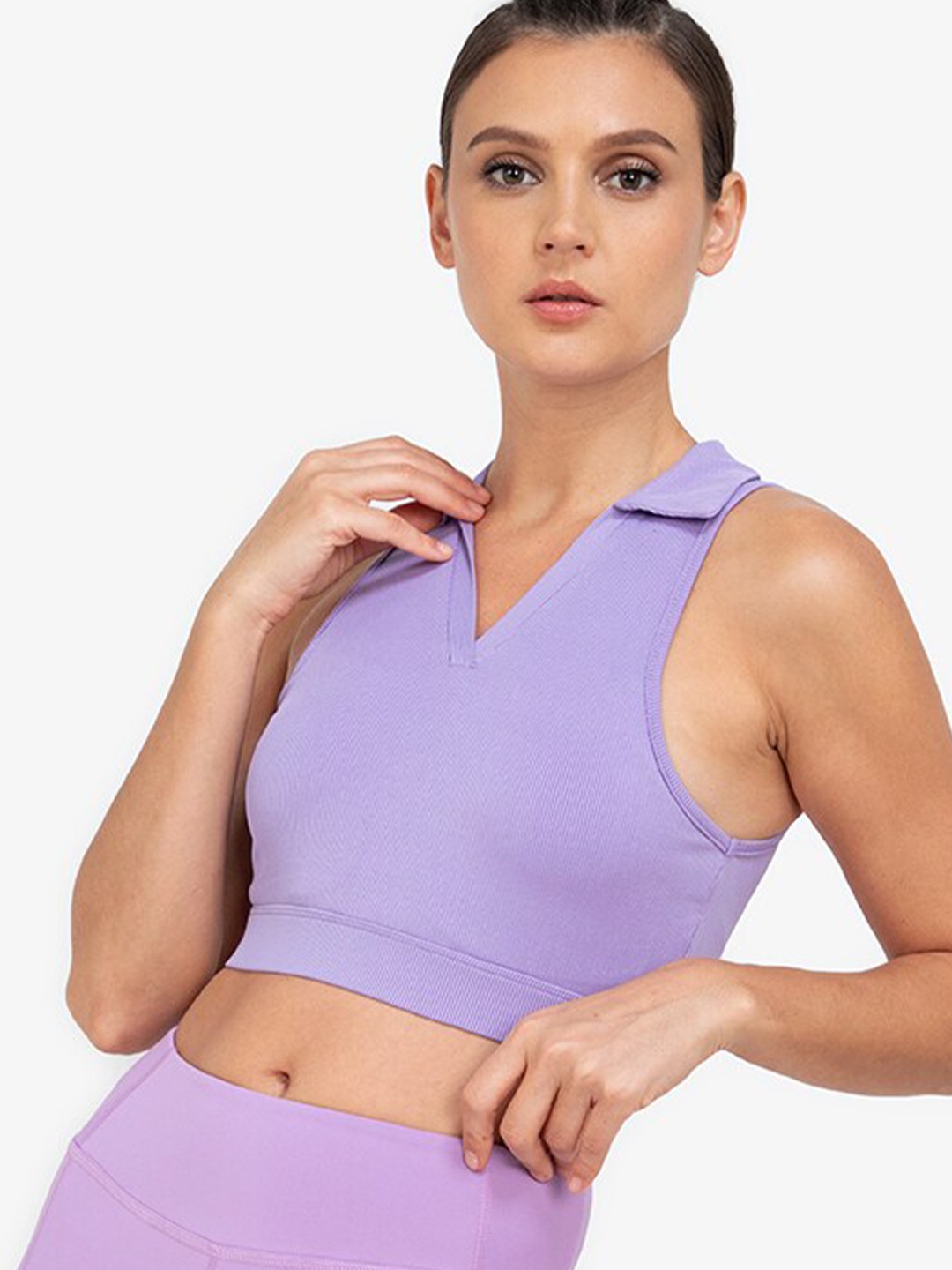

ZALORA ACTIVE Purple Bra Lightly Padded