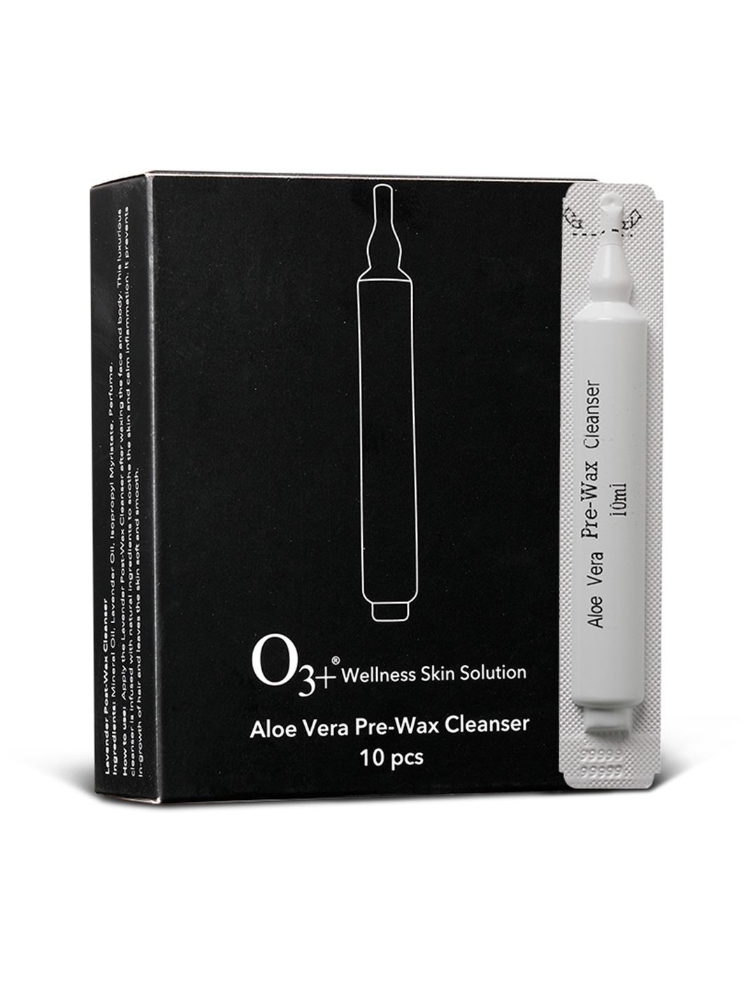 

O3+ Aloe Vera Pre Wax Cleanser - 10 ml each, Black