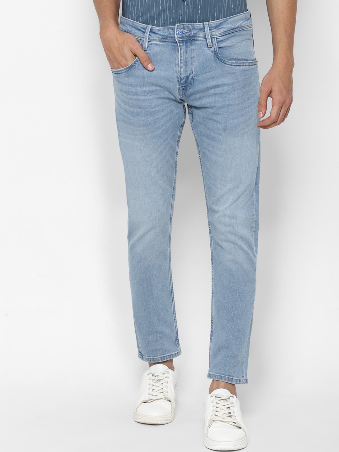 

Allen Solly Men Blue Slim Fit Heavy Fade Jeans