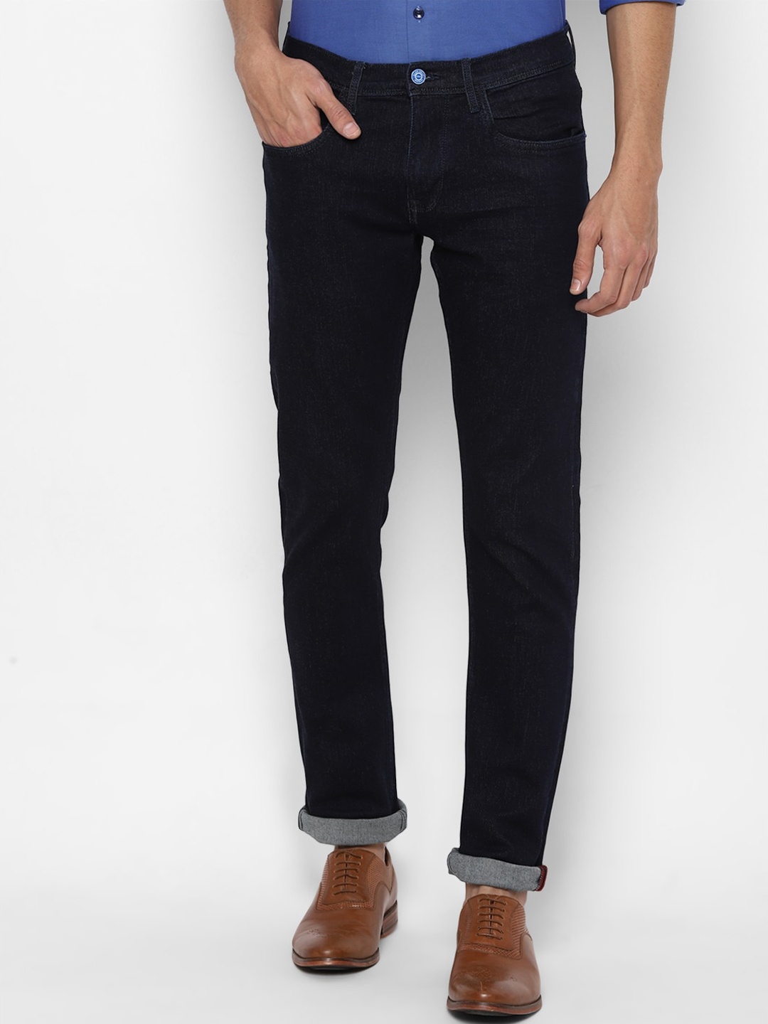 

Allen Solly Men Navy Blue Slim Fit Jeans