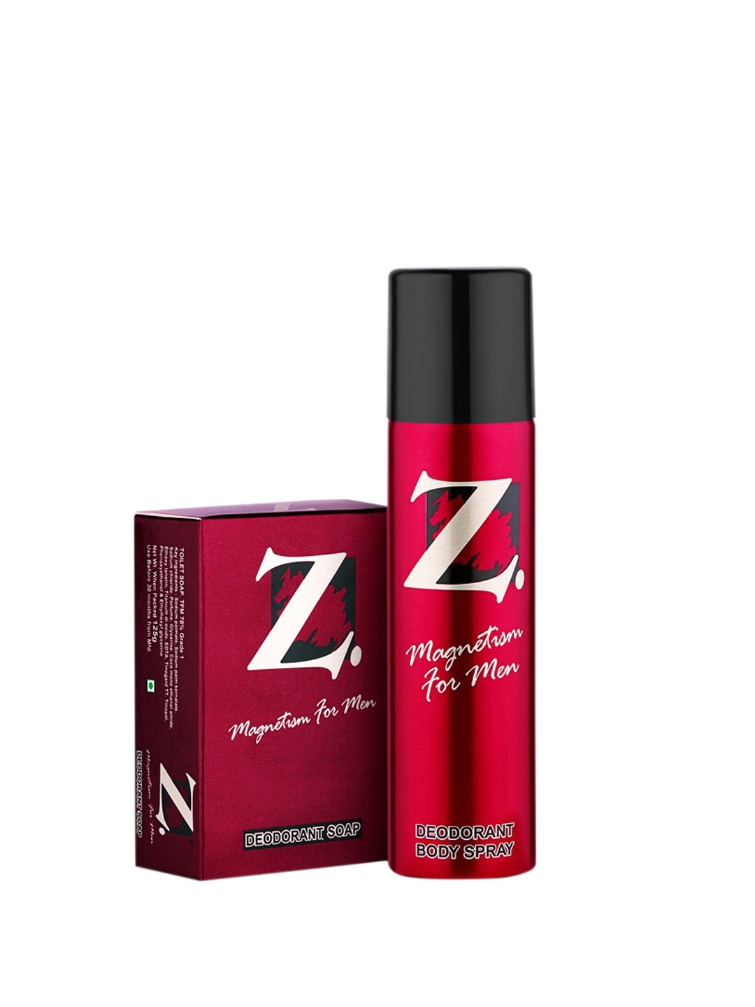 

Z. magnetism for men Men Pack of 2 Deo-150ml & Soap, Burgundy