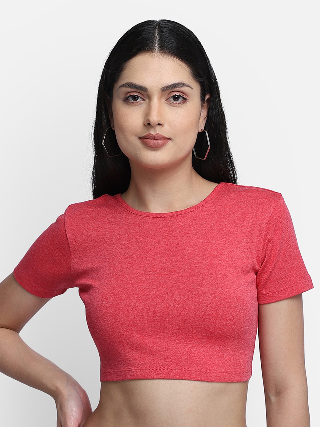 

Yaadleen Women Red Crop Top
