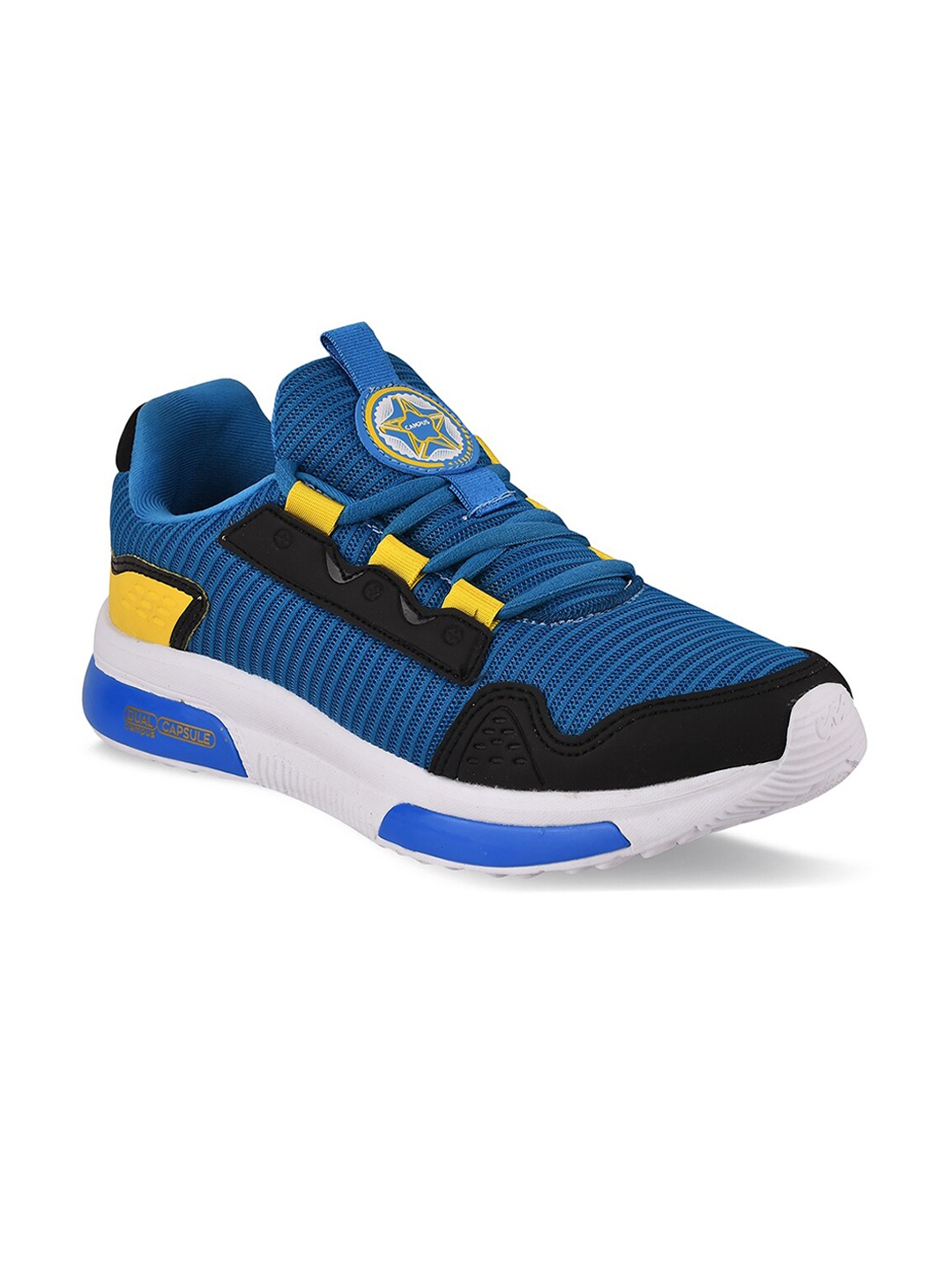 

Campus Unisex Kids Blue & Black Mesh Running Shoes
