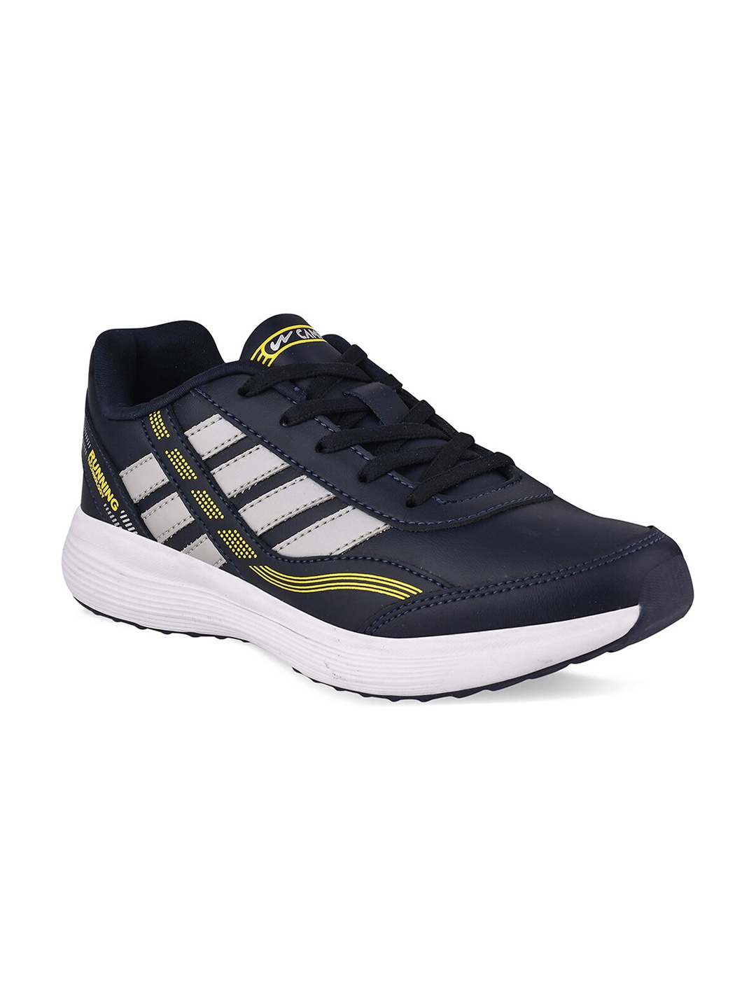 

Campus Kids Navy Blue & Grey Mesh Running Shoes