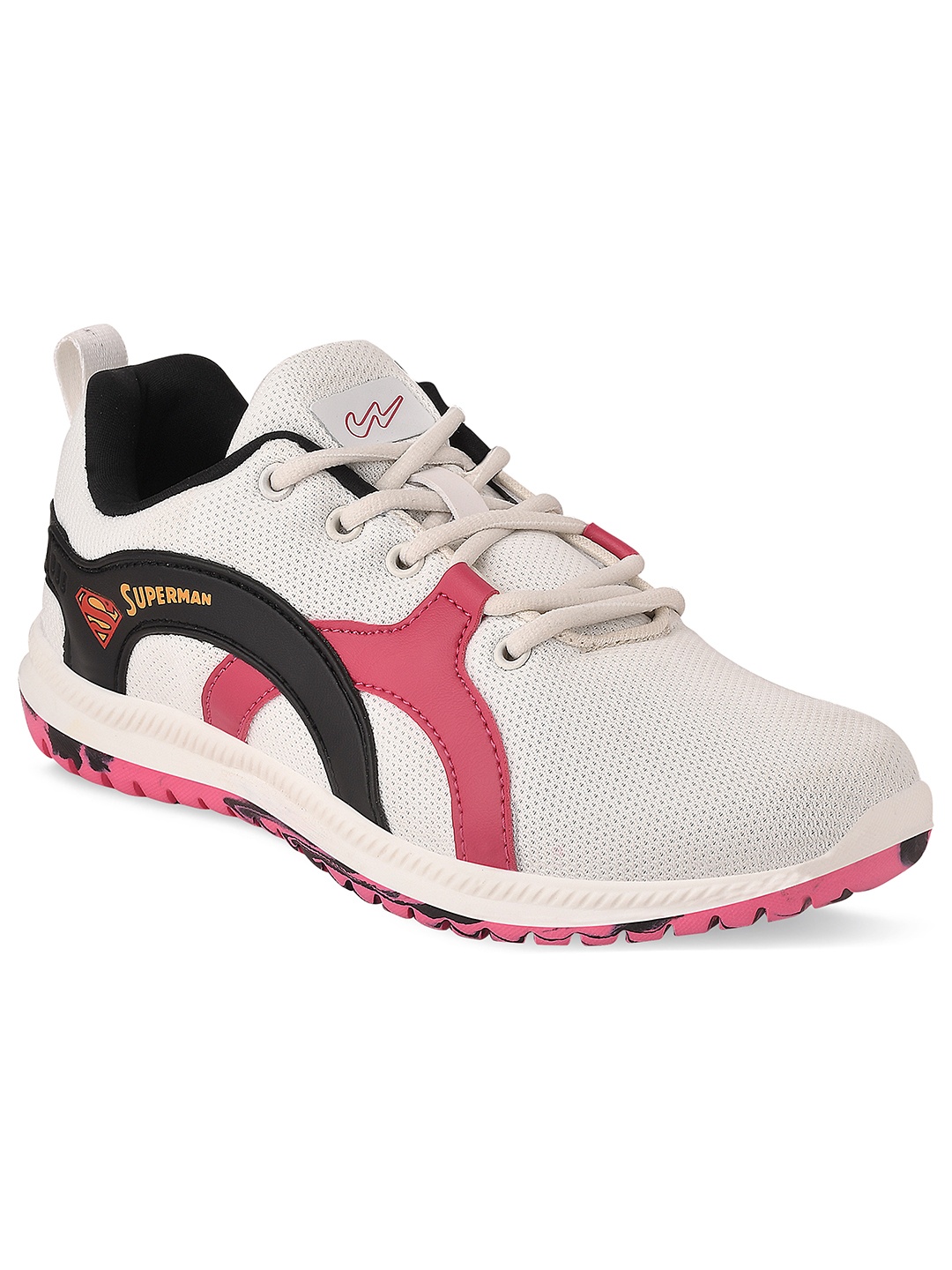 

Campus Unisex Kids Off White Mesh Running Shoes