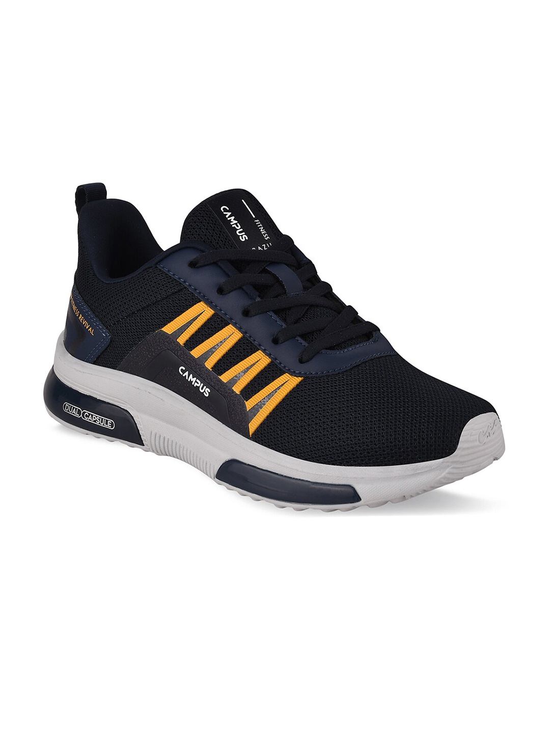 

Campus Unisex Kids Navy Blue Mesh Running Shoes