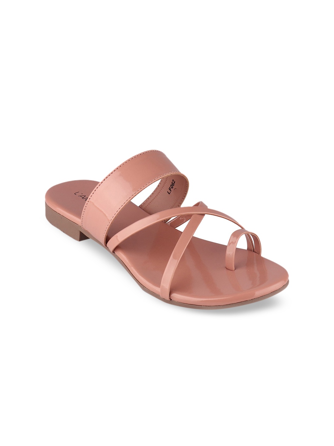 

LAMOURE BY RED CHIEF Women Pink One Toe Flats with Buckles