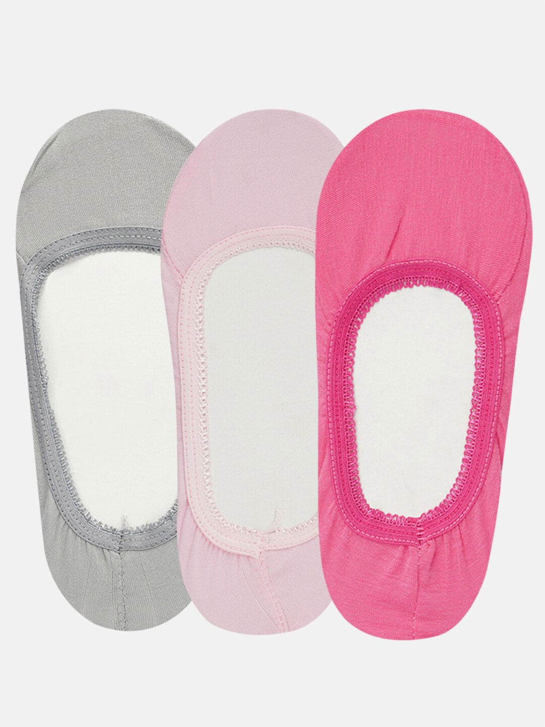 

SECRETS BY ZEROKAATA Women Pack Of 3 Assorted Shoe Liners Socks