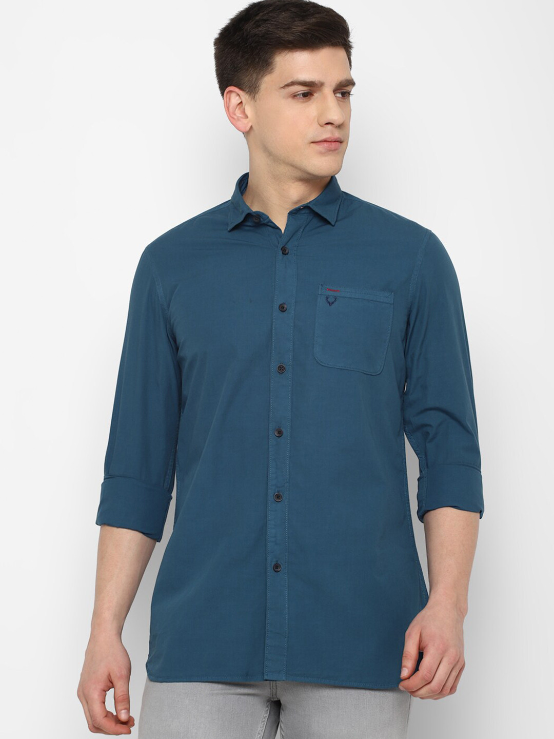 

Allen Solly Sport Men Blue Casual Shirt
